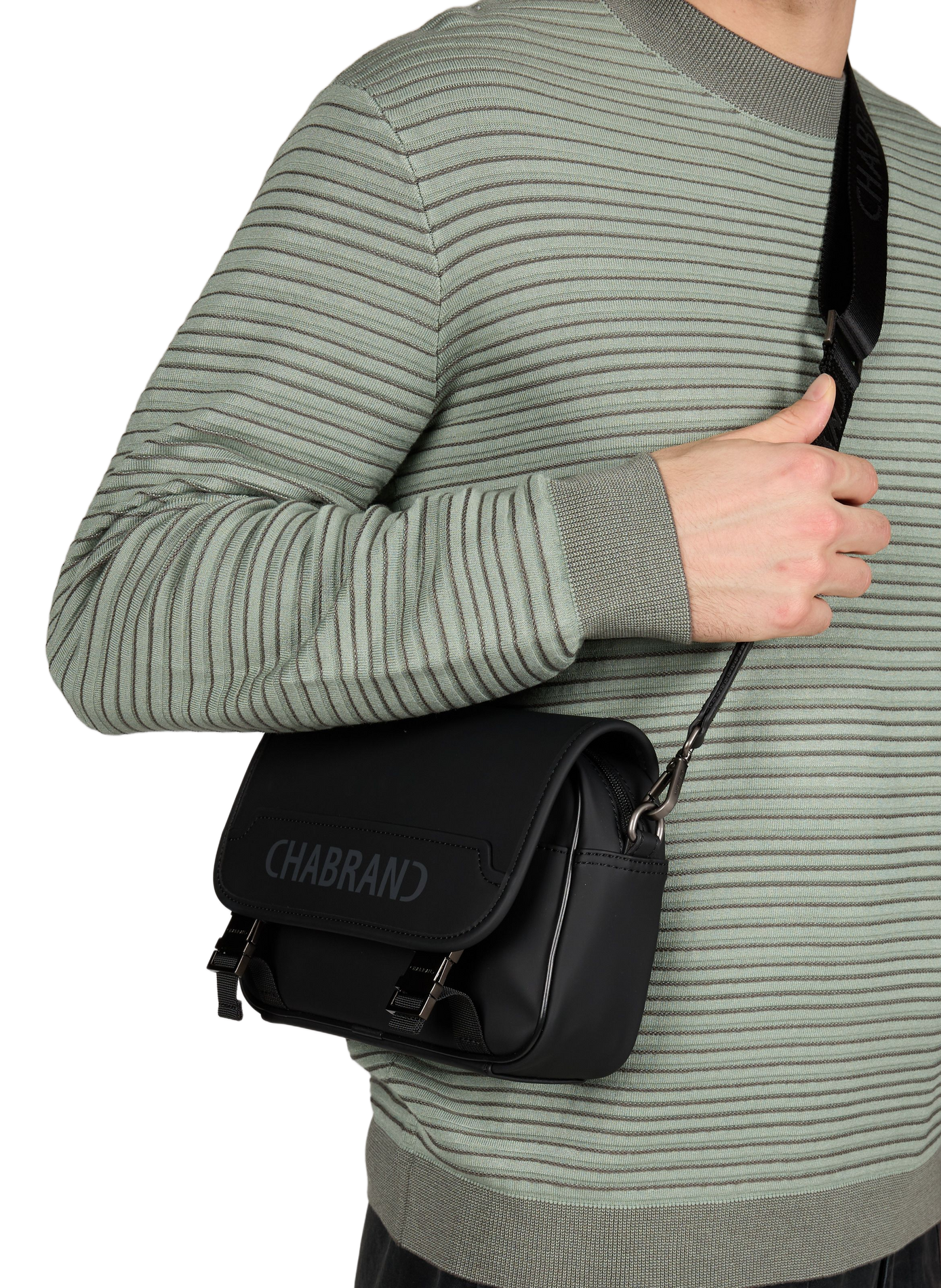 Sac à bandoulière à logo CHABRAND Noir