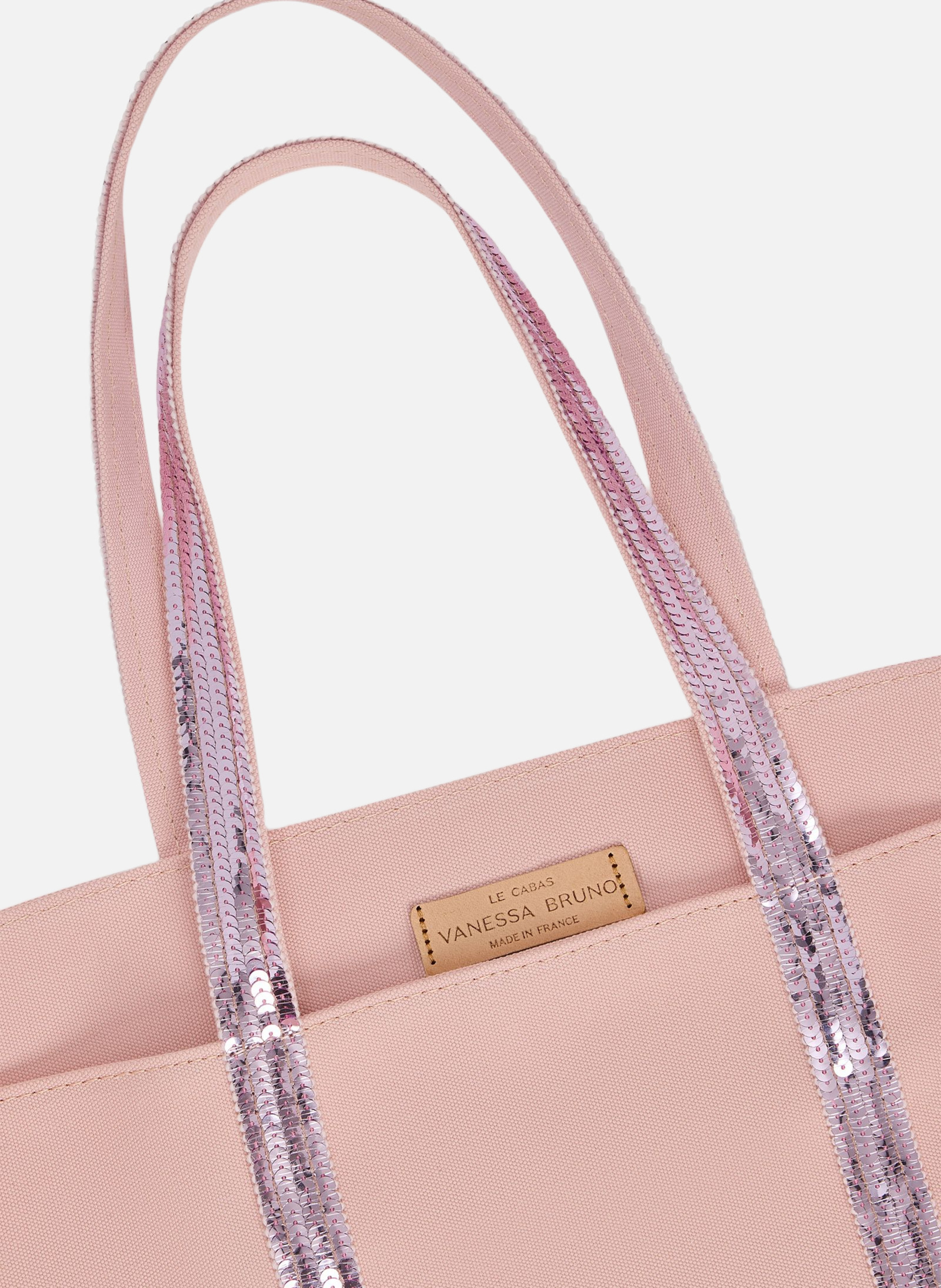 Cabas l zippé en toile VANESSA BRUNO Violet