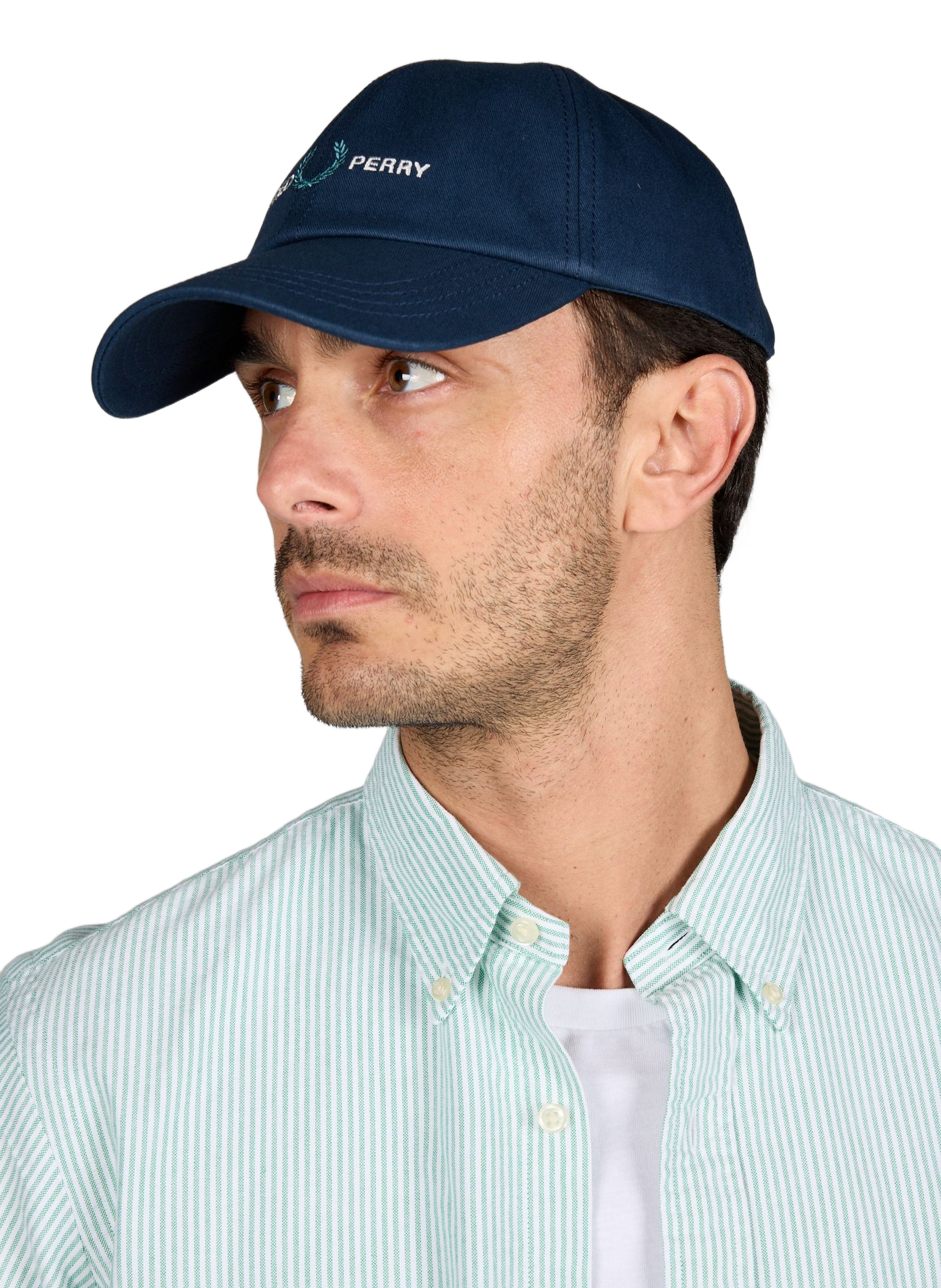 Cotton Baseball Cap FRED PERRY Blue
