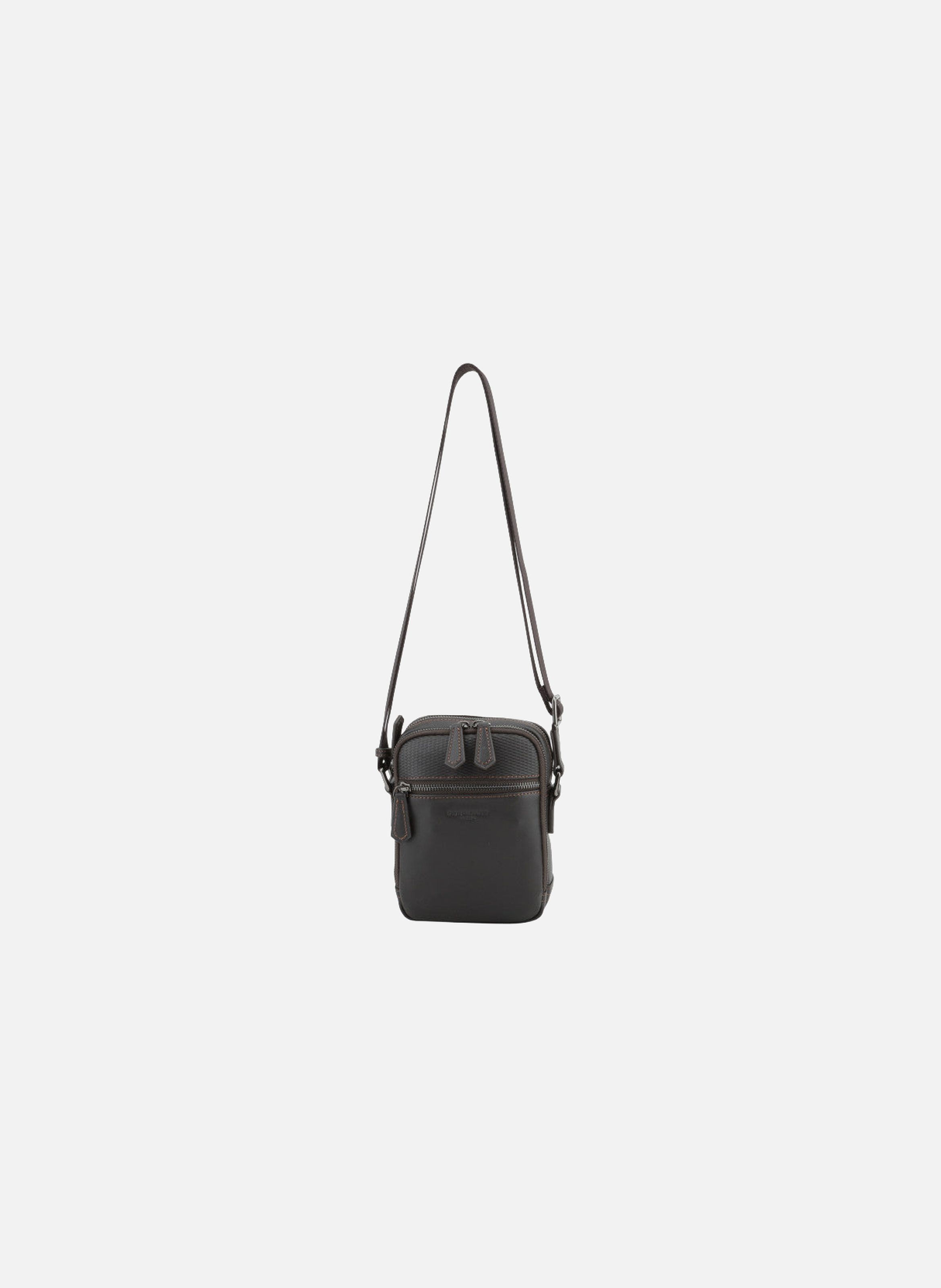 Raphael | sac porté travers en cuir de vachette POURCHET Marron