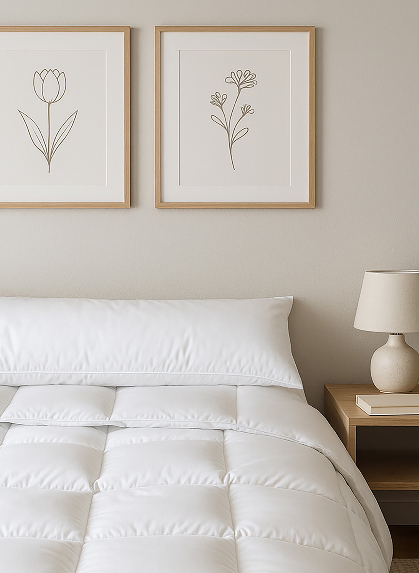 Traversin rectangulaire - ferme DROUAULT Blanc