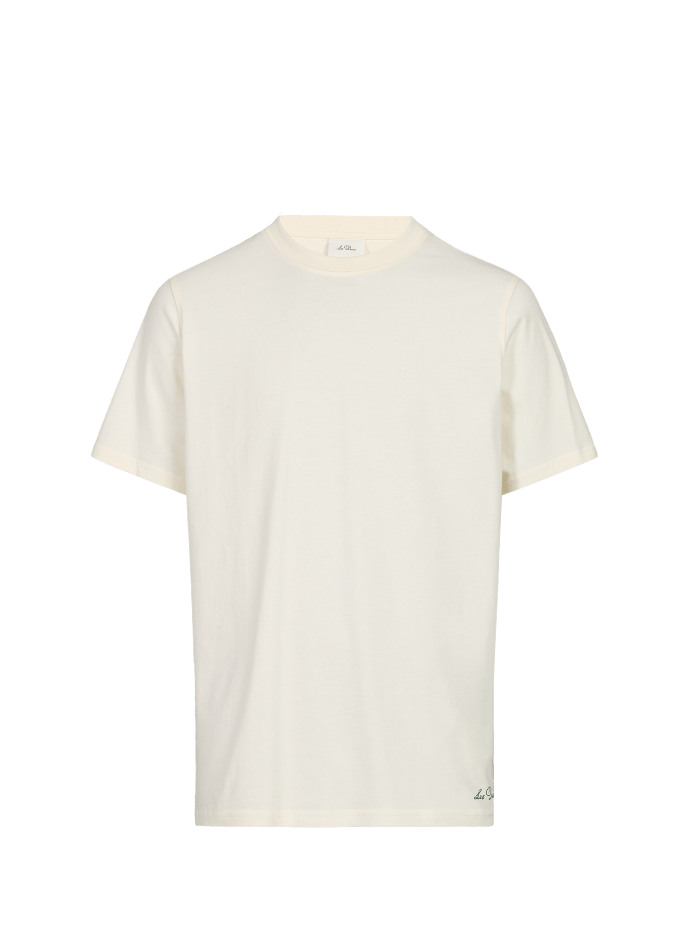 Short-sleeve cotton pullover LES DEUX White
