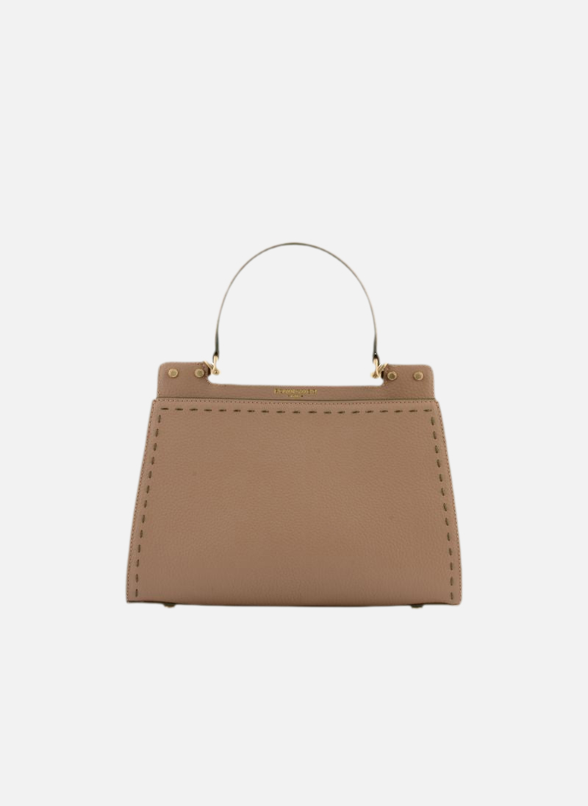 Trianon | sac à main micro en cuir de vachette POURCHET Kaki