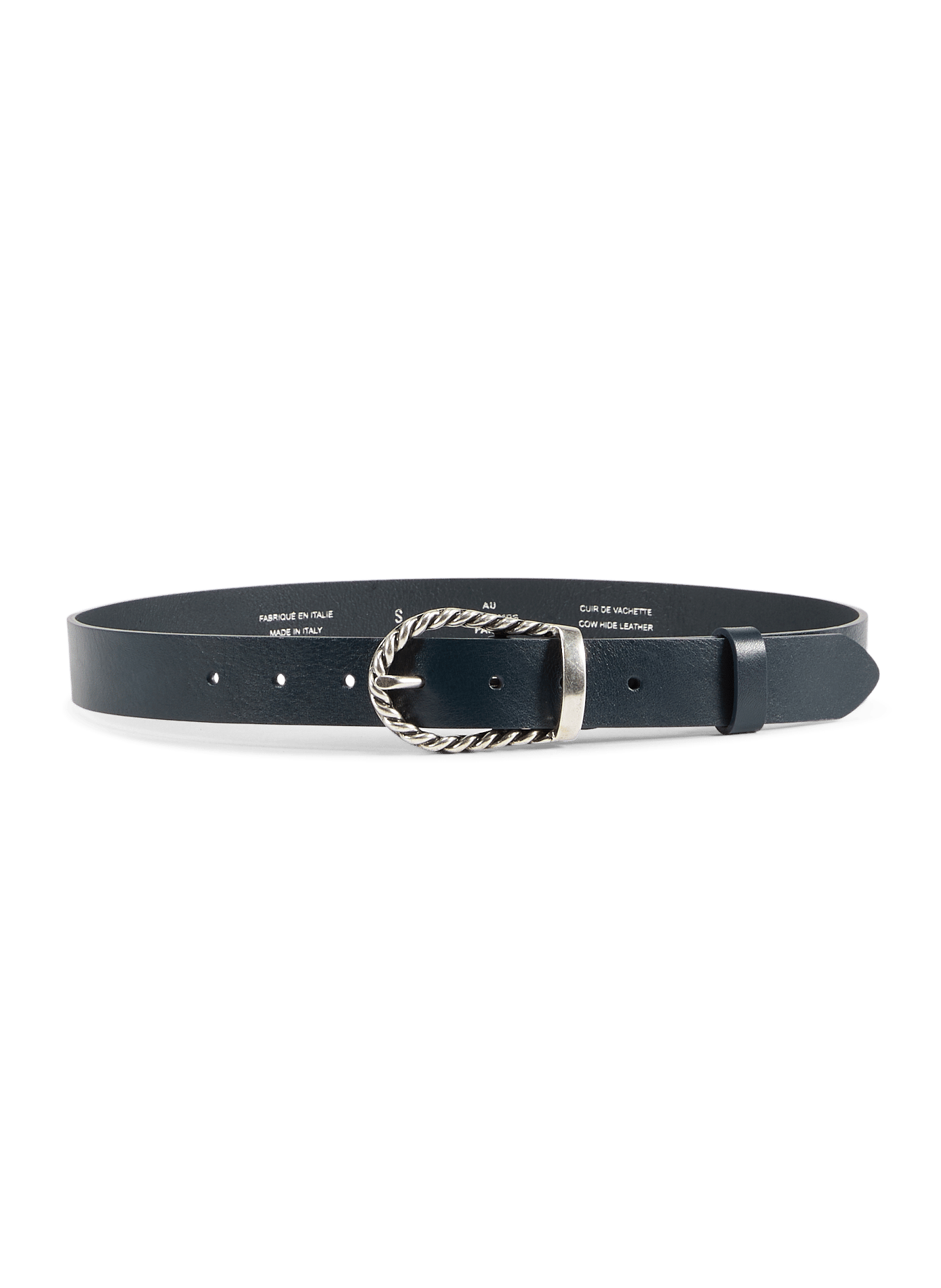 Ceinture en cuir AU PRINTEMPS PARIS Bleu