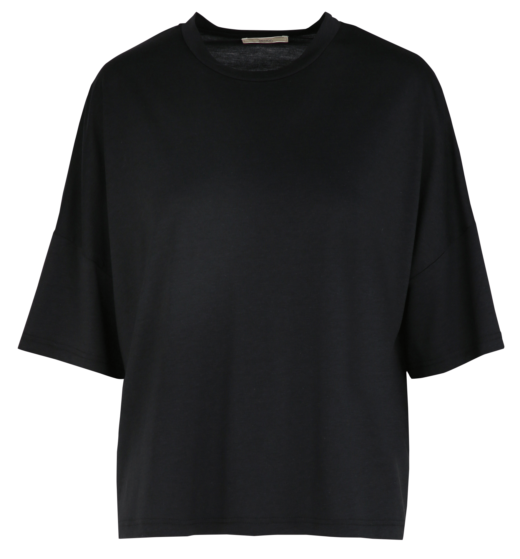 Tee-shirt oversize col rond dorel SESSUN Noir