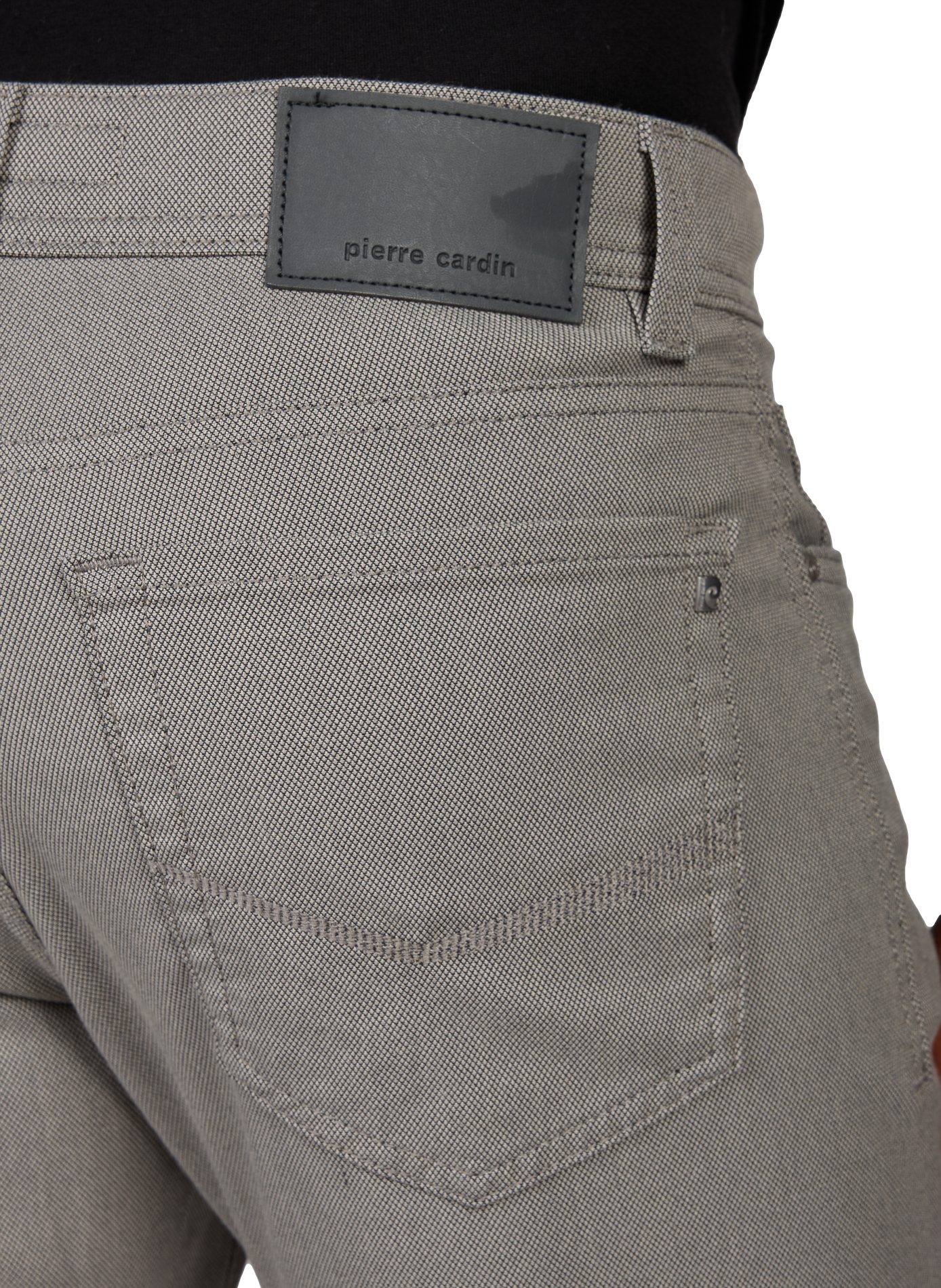 Slim-fit cotton-blend jeans PIERRE CARDIN Grey