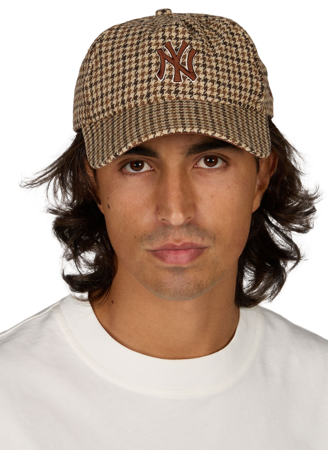Casquette motif pied de poule NEW ERA Multicolore