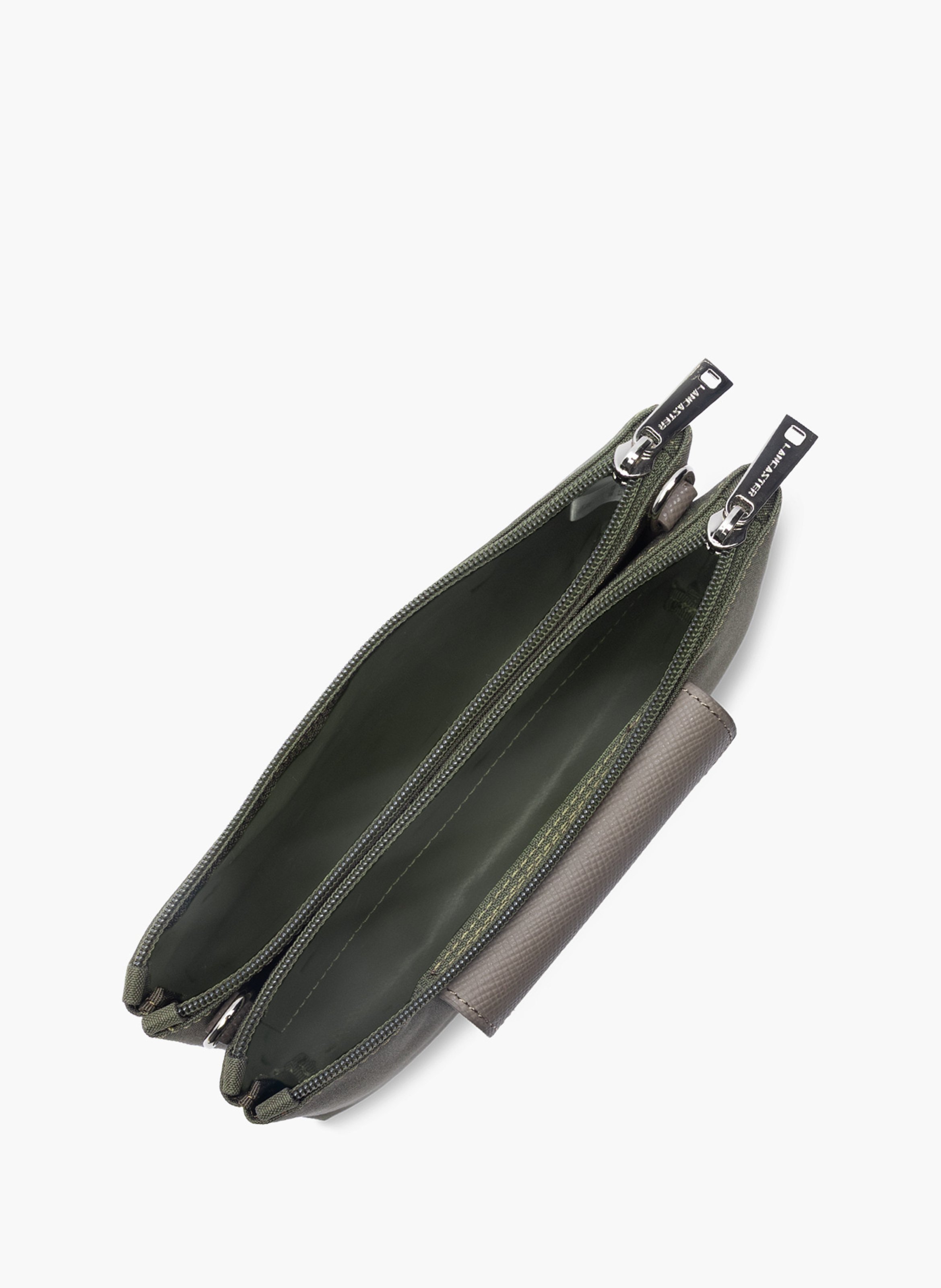 Dubbele clutch - slim ontwerp LANCASTER Kaki