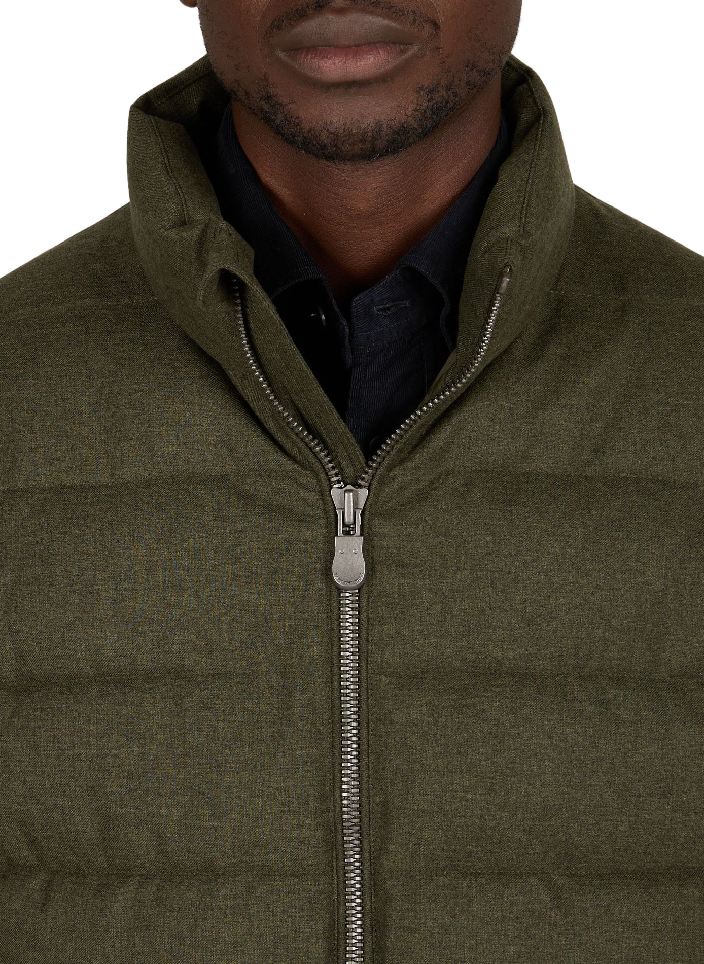 Padded puffer jacket with high collar SAVE THE DUCK Khaki