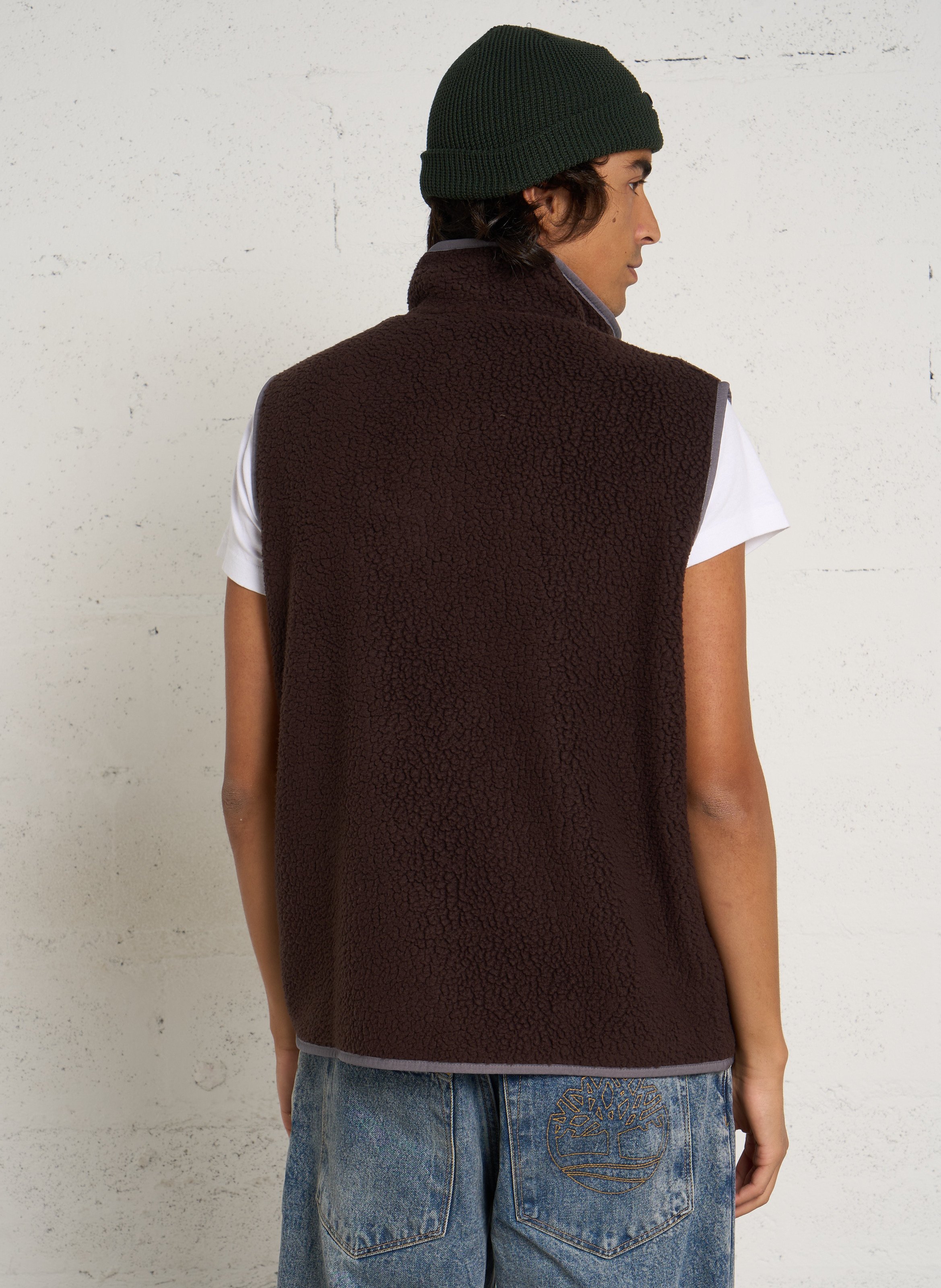 Rechte fleece met opstaande kraag PATAGONIA Bruin
