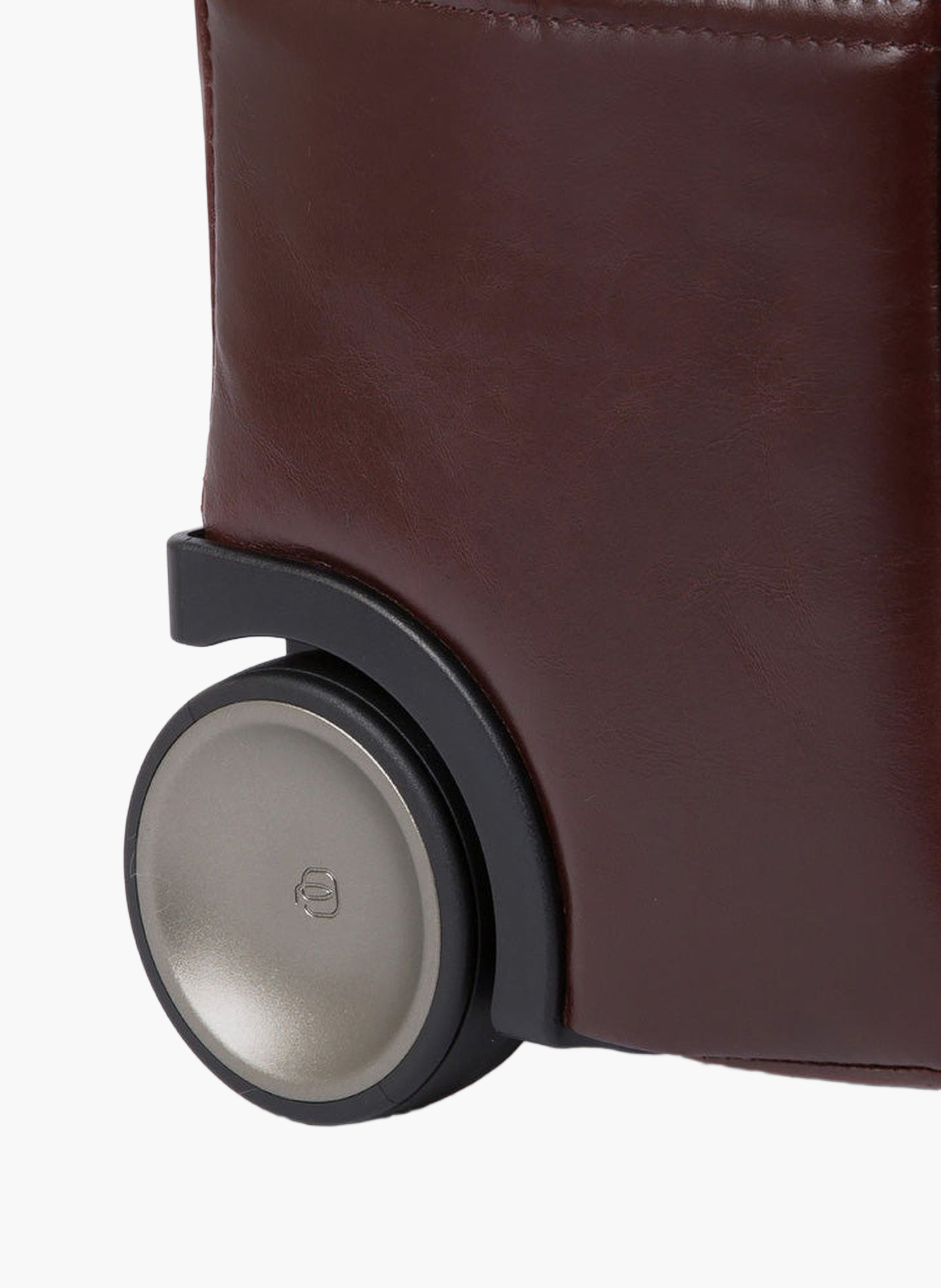 Mallette à roulettes pour ordinateur 15,6" PIQUADRO Marron