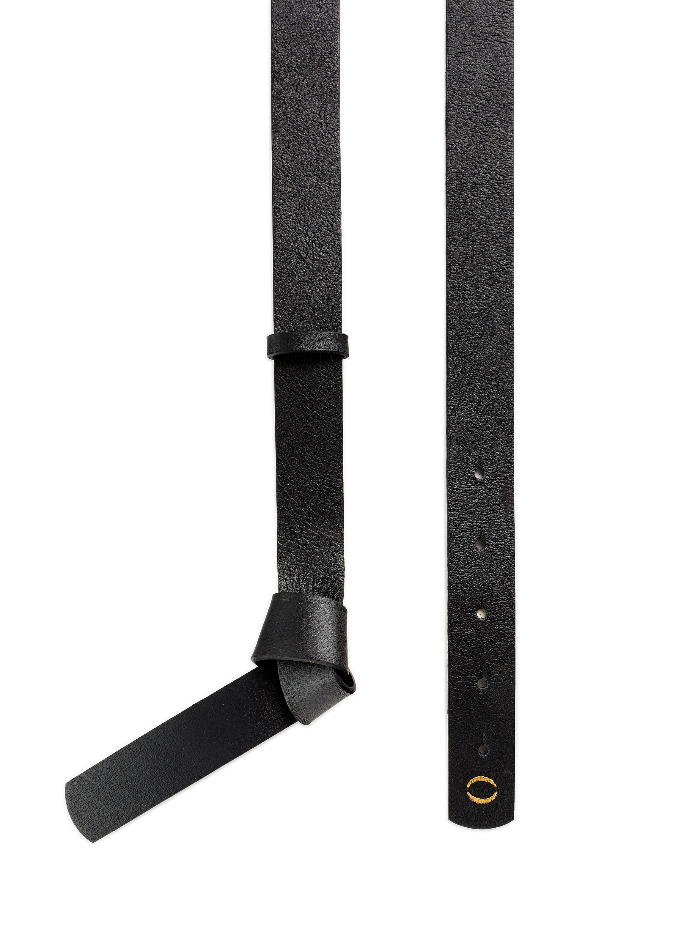 Ceinture la Nouée 25 en cuir