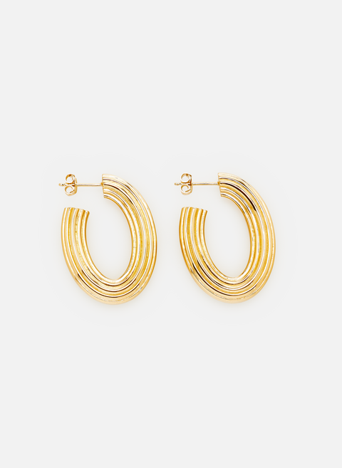 Hoop earrings Gold RAGBAG 