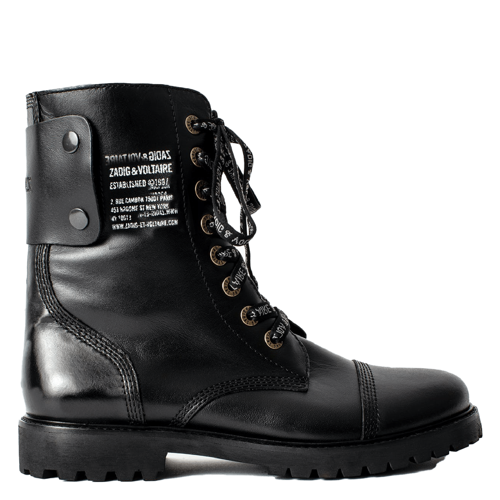 Bottines en cuir joe ZADIG&VOLTAIRE Noir