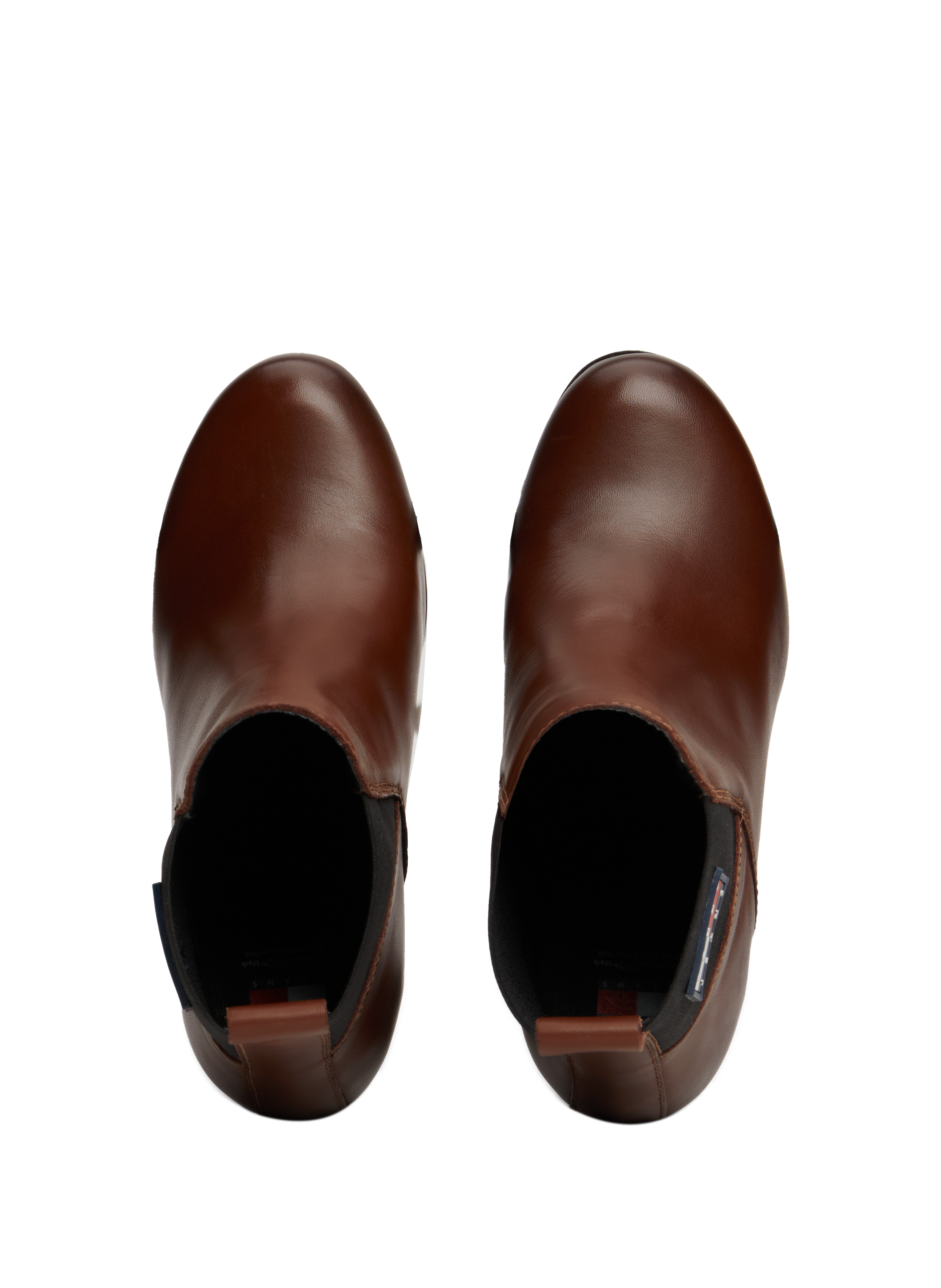 Bottines en cuir Marron