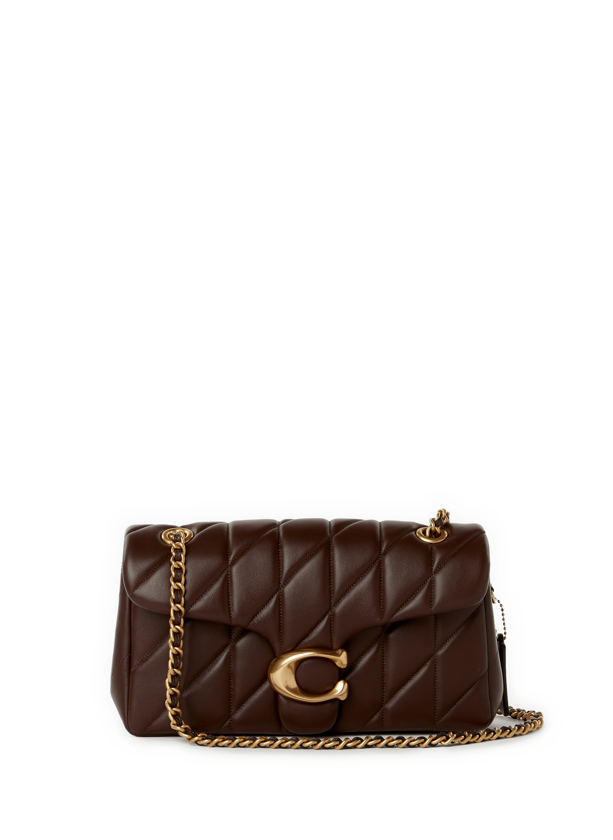 Bolso de hombro acolchado Tabby 26 COACH Marrón