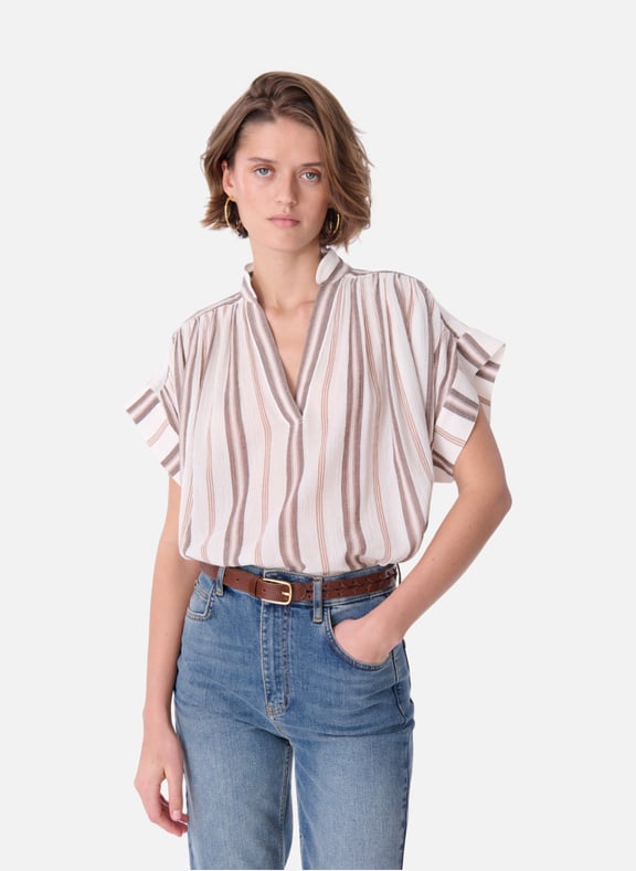 Blouse cory Marron by VANESSA BRUNO VANESSA BRUNO Blouse cory Marron
