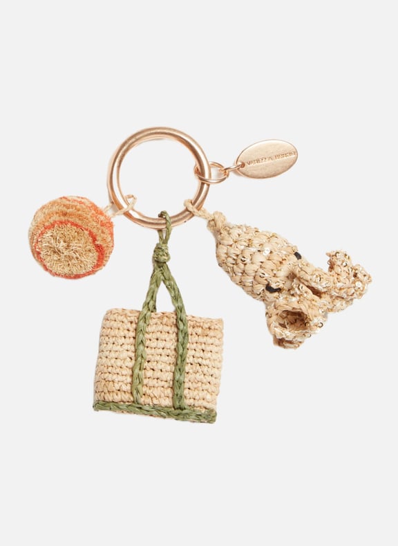 Charm pieuvre en raphia Multicolore by VANESSA BRUNO VANESSA BRUNO Charm pieuvre en raphia Multicolore