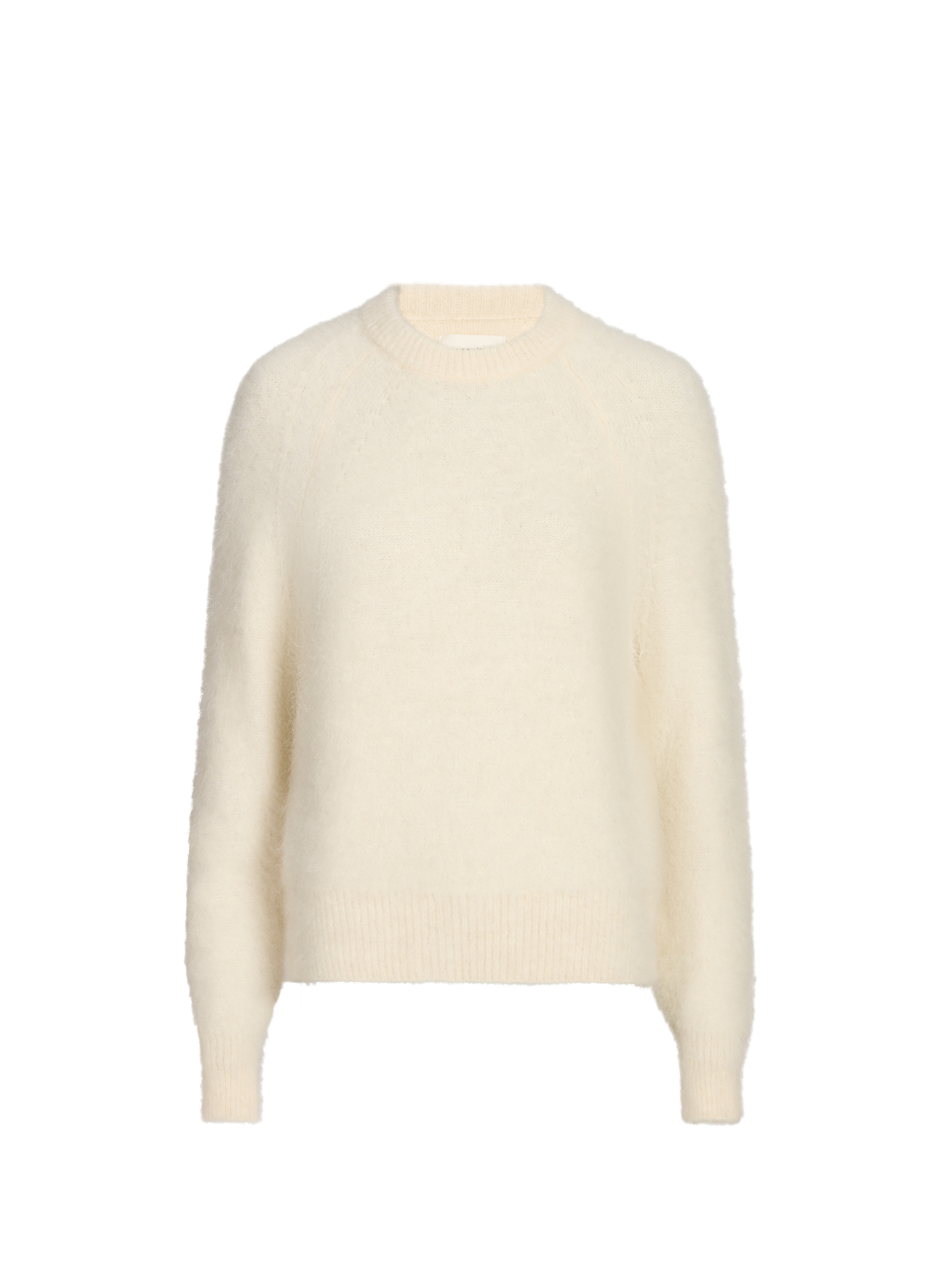 Pull col rond en laine mélangée SAISON 1865 Beige