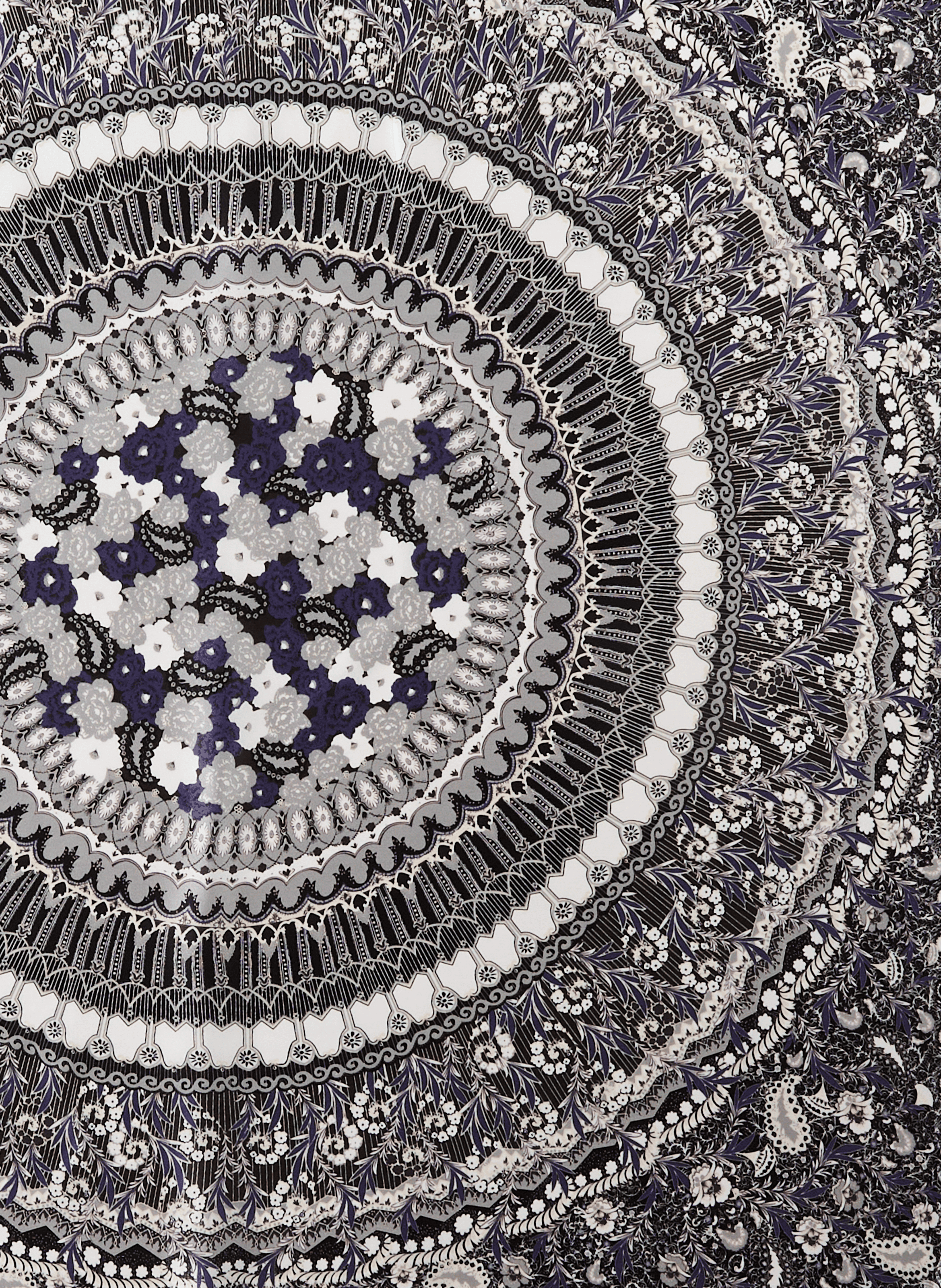 Foulard Bohème en soie PETRUSSE Noir