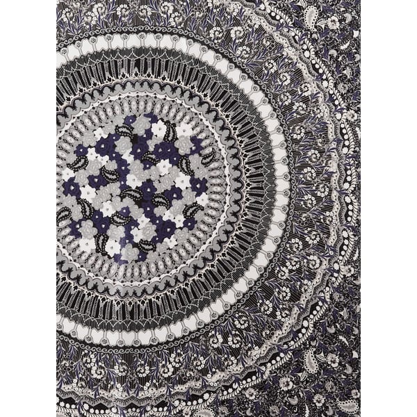 Petrusse Foulard Bohème En Soie In Black