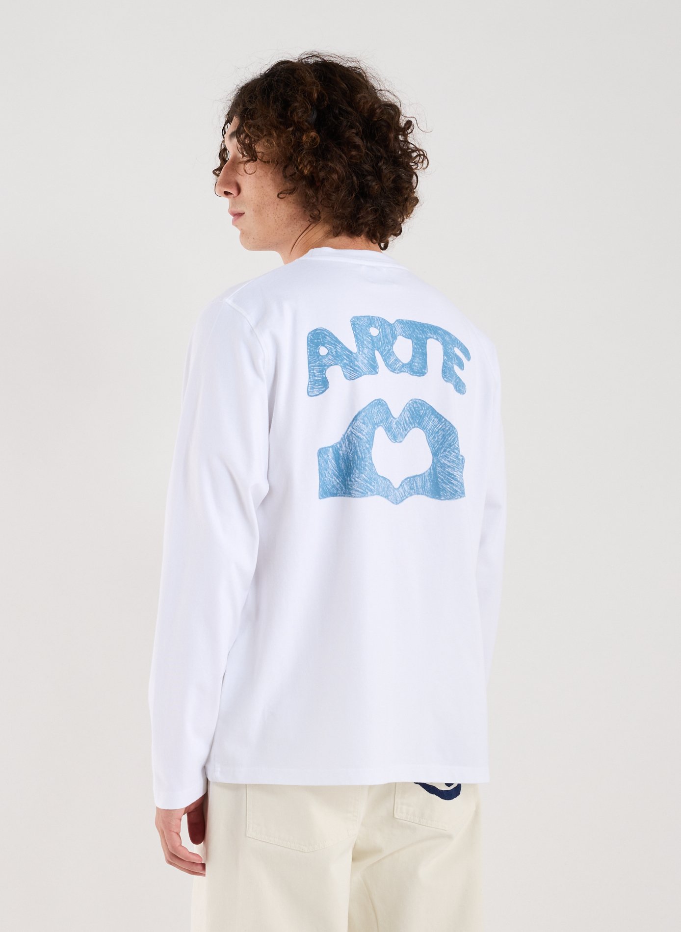 T-shirt à manches longues en coton ARTE ANTWERP Blanc
