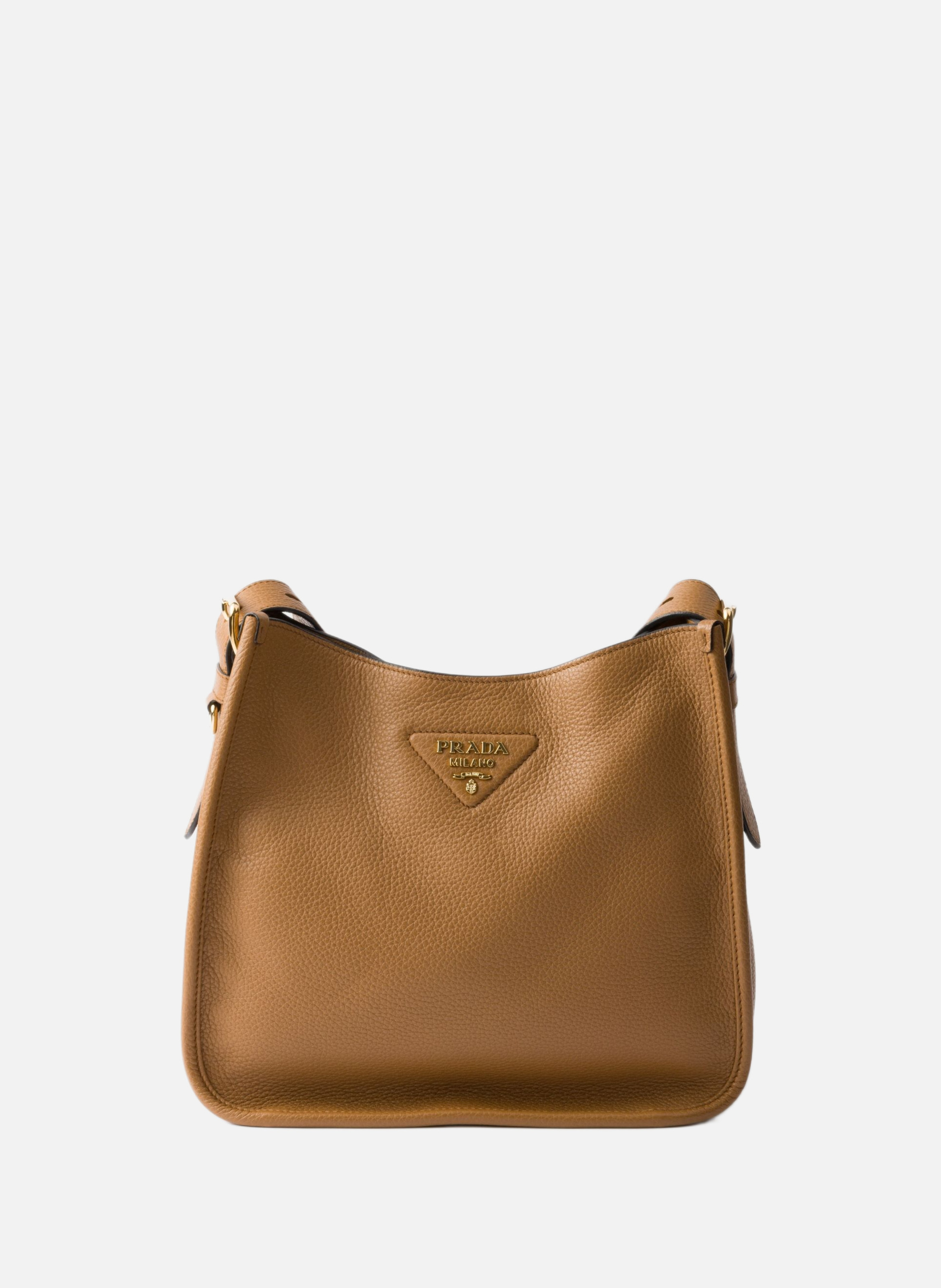 Sac en cuir PRADA Marron