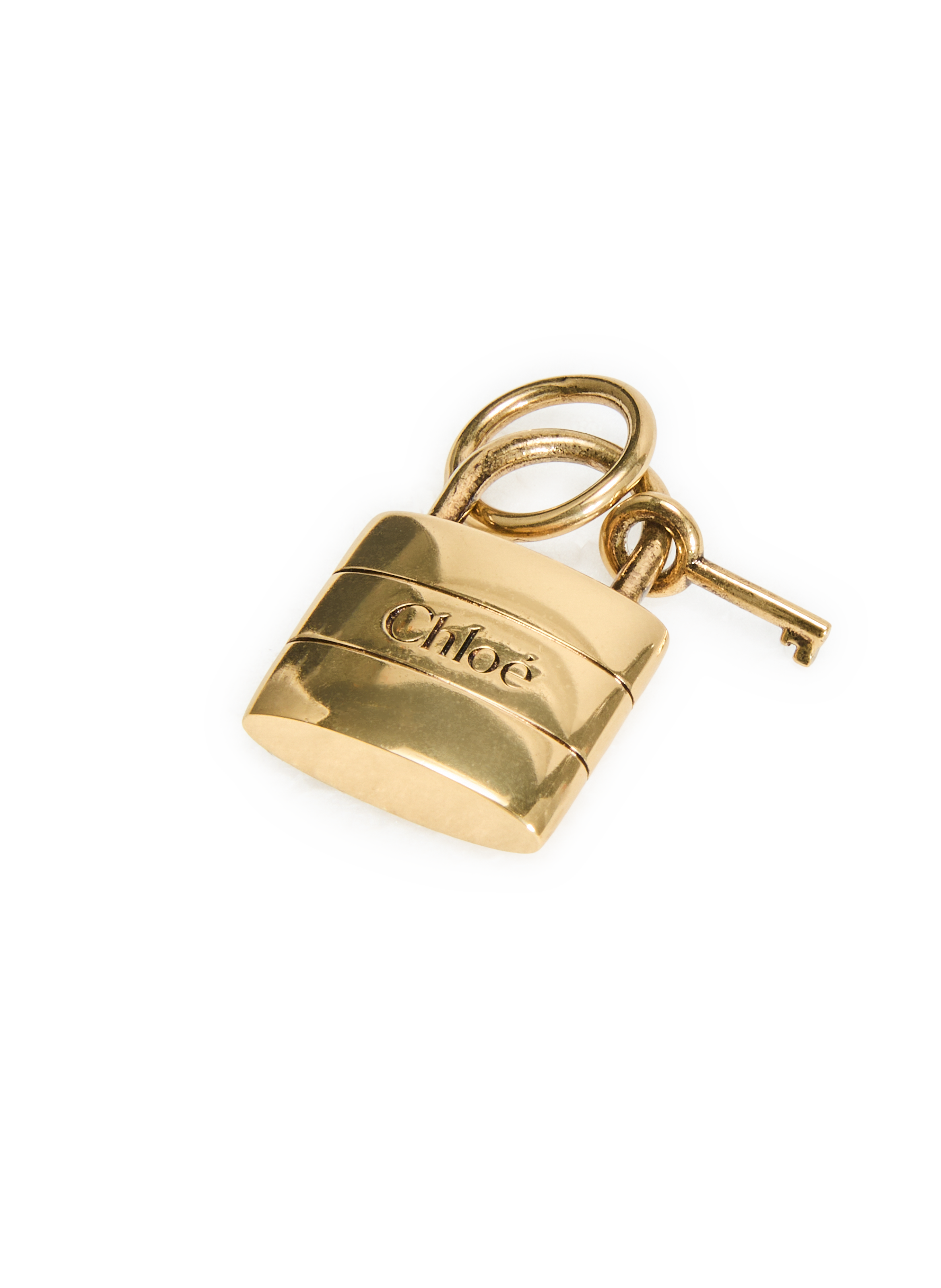 CHLOÉ Charm cadenas Doré