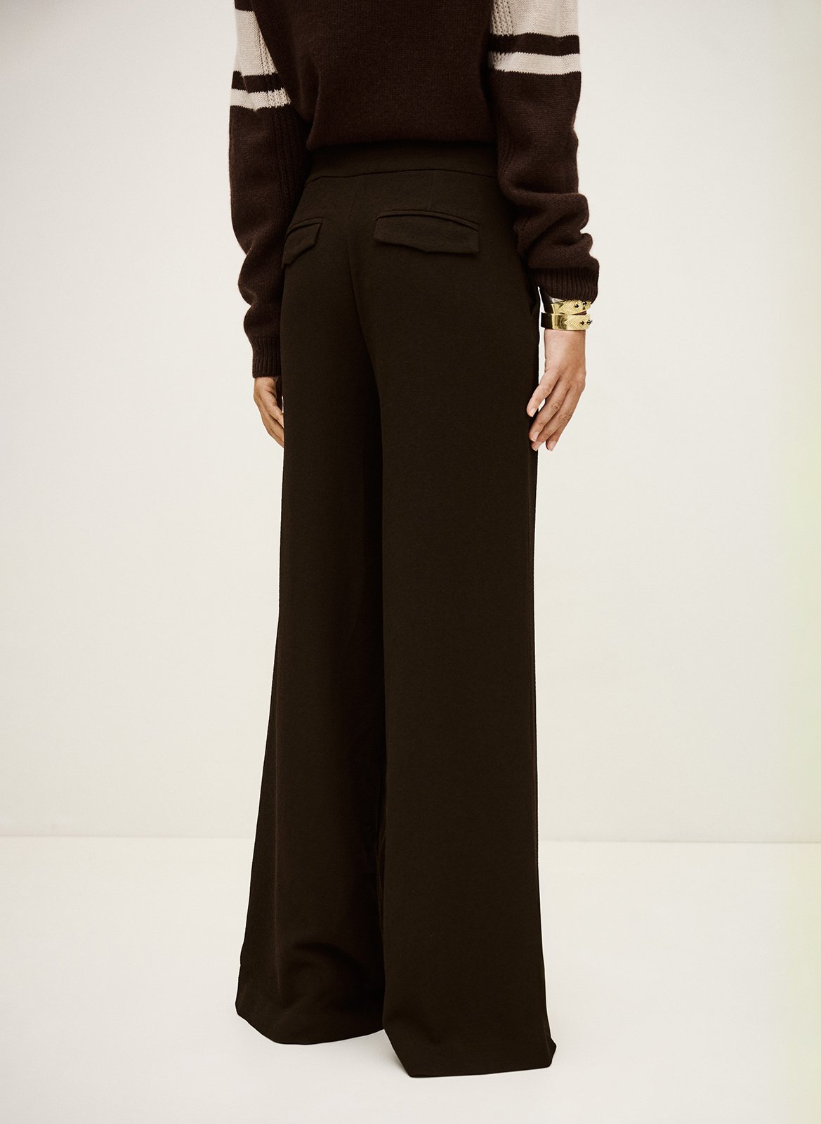 Pantalon large falcon BA&SH Marron