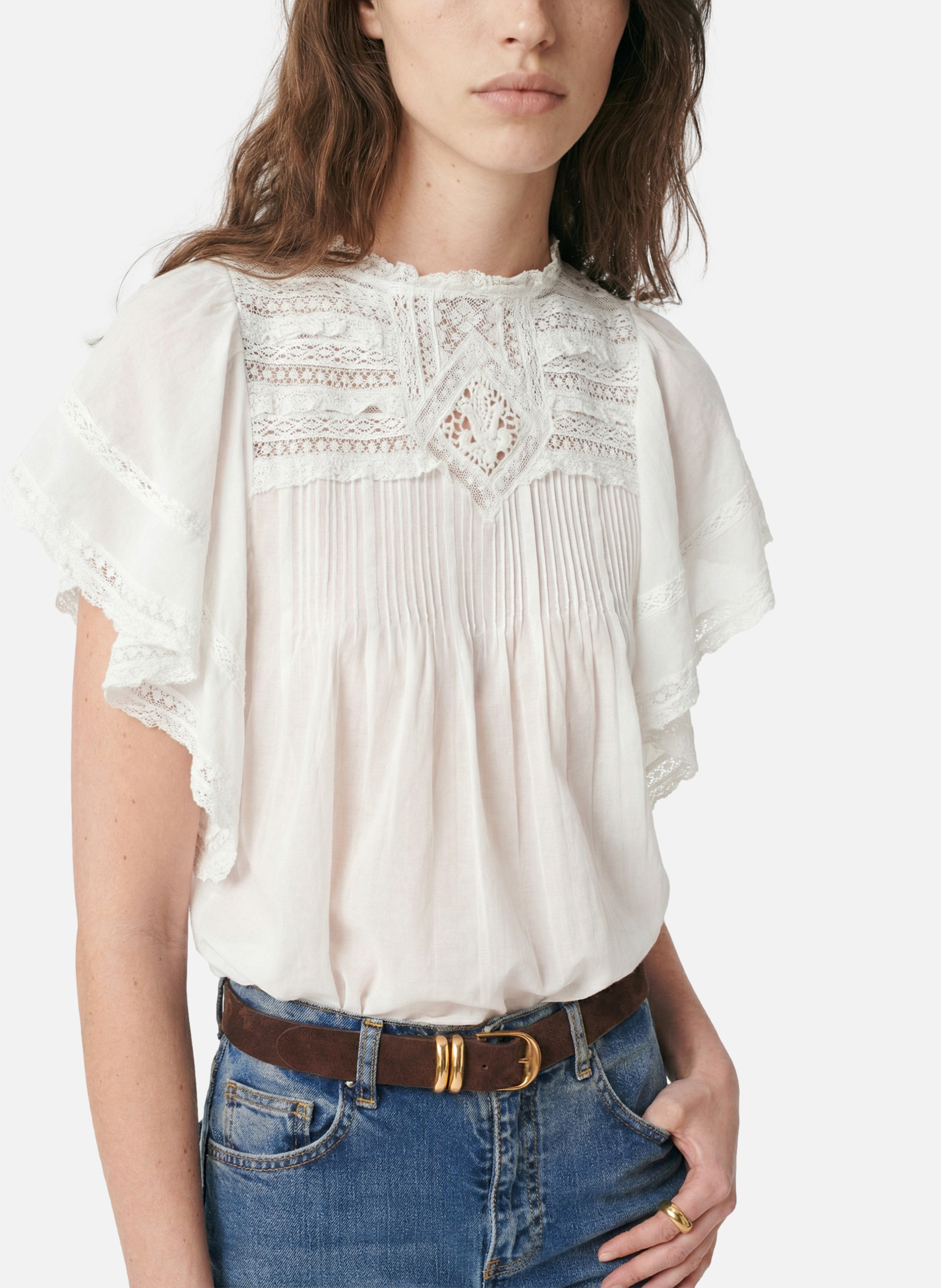 Blouse calisson VANESSA BRUNO Blanc