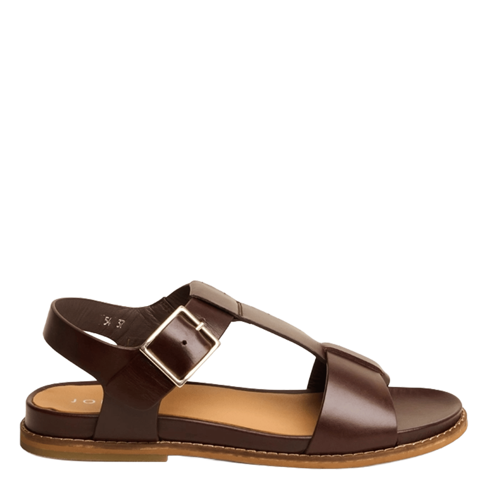 Sandales plate en cuir accoca JONAK Violet