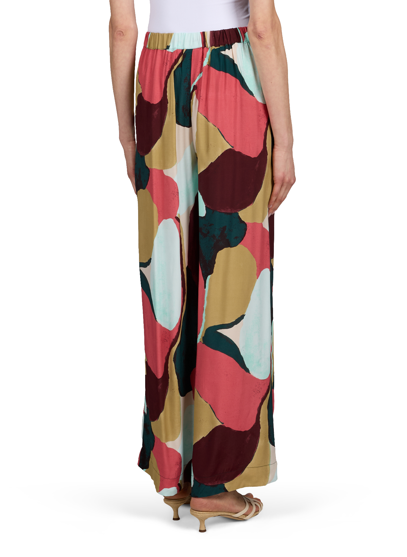 Printed straight leg pants Lulu VILA Multicolour