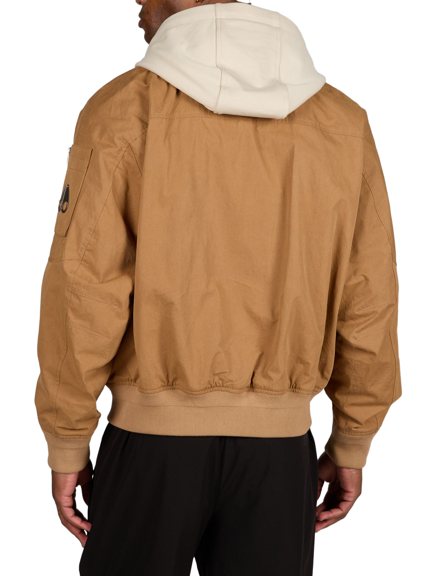 Bomber deux-en-un Skylar en coton MOOSE KNUCKLES Kaki