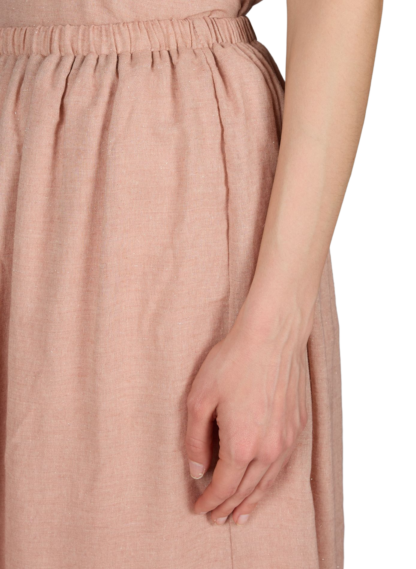 Méliora midi skirt in blended cotton ARTLOVE Pink