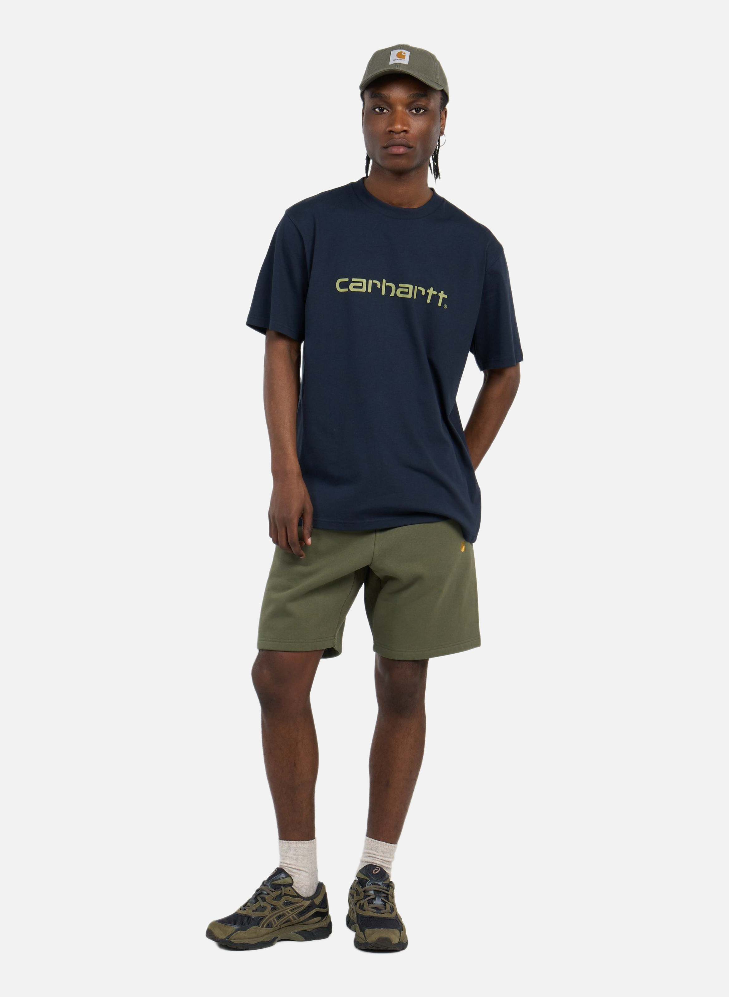 T-shirt s/s script t-shirt CARHARTT WIP Bleu