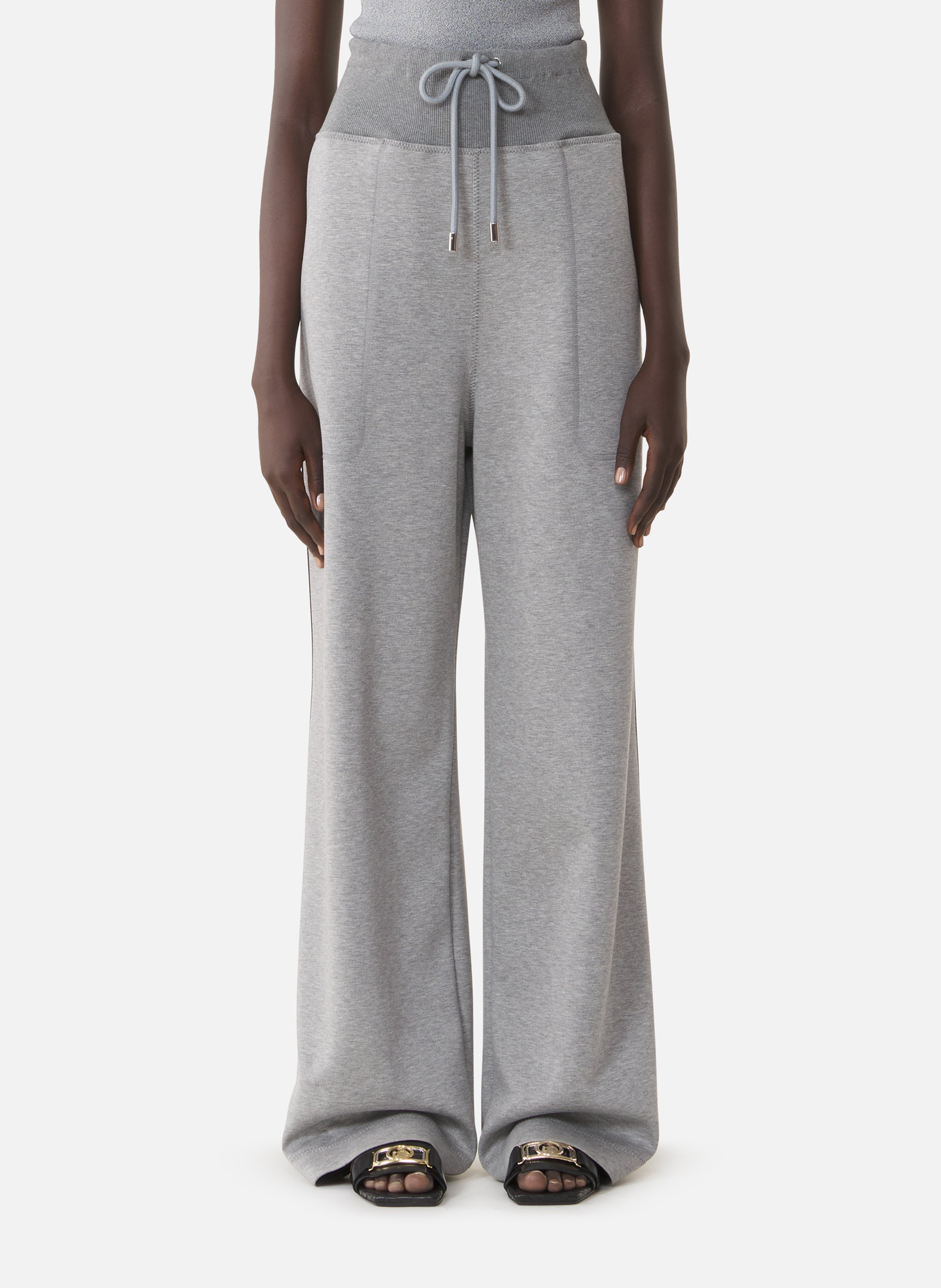 Jogging large en jersey double face LANVIN Gris