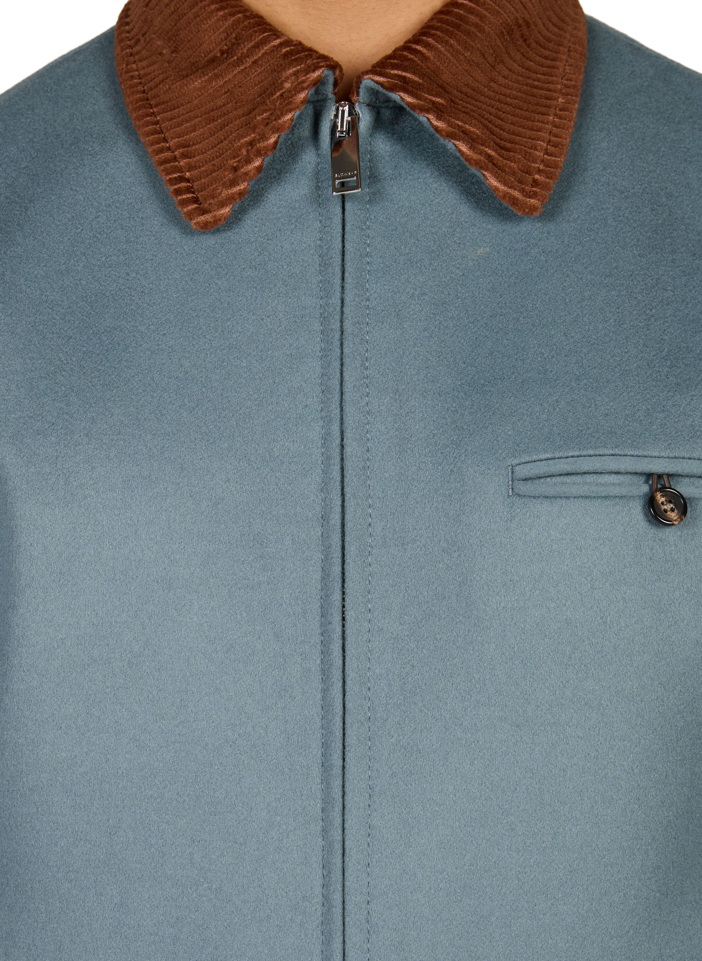 Veste oversize en laine mélangée SLOWEAR Bleu