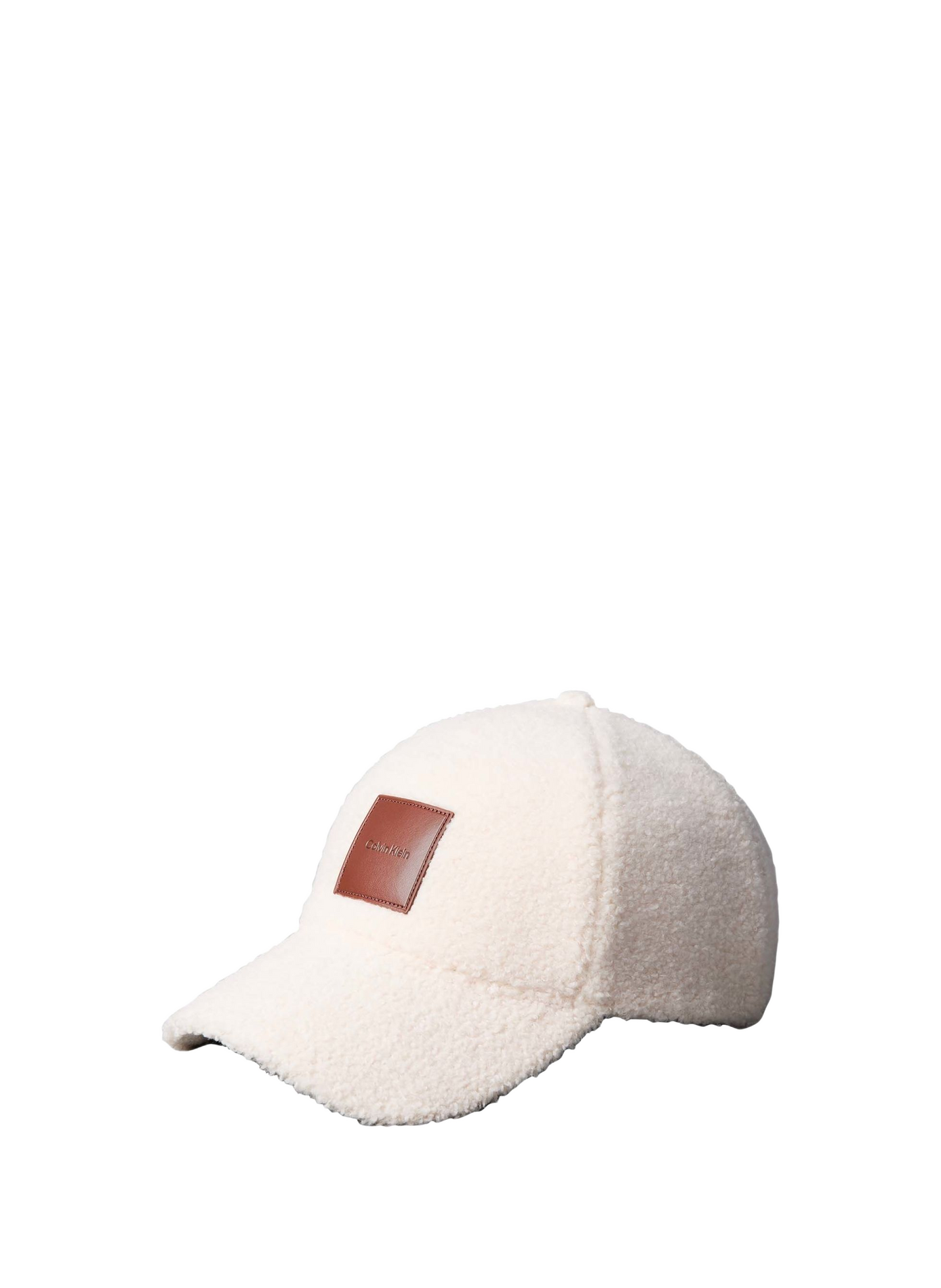 Shearling logo cap CALVIN KLEIN Beige