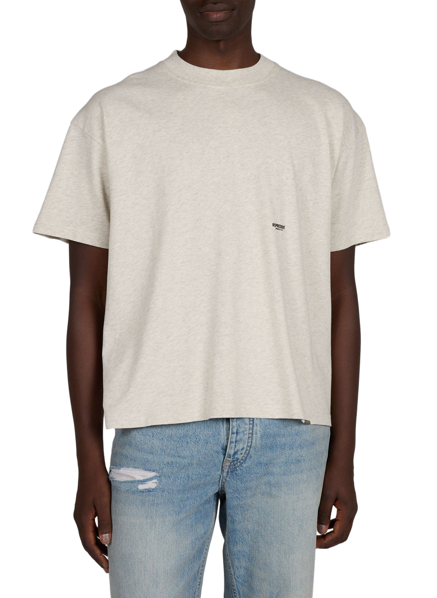 Round neck T-shirt REPRESENT Beige