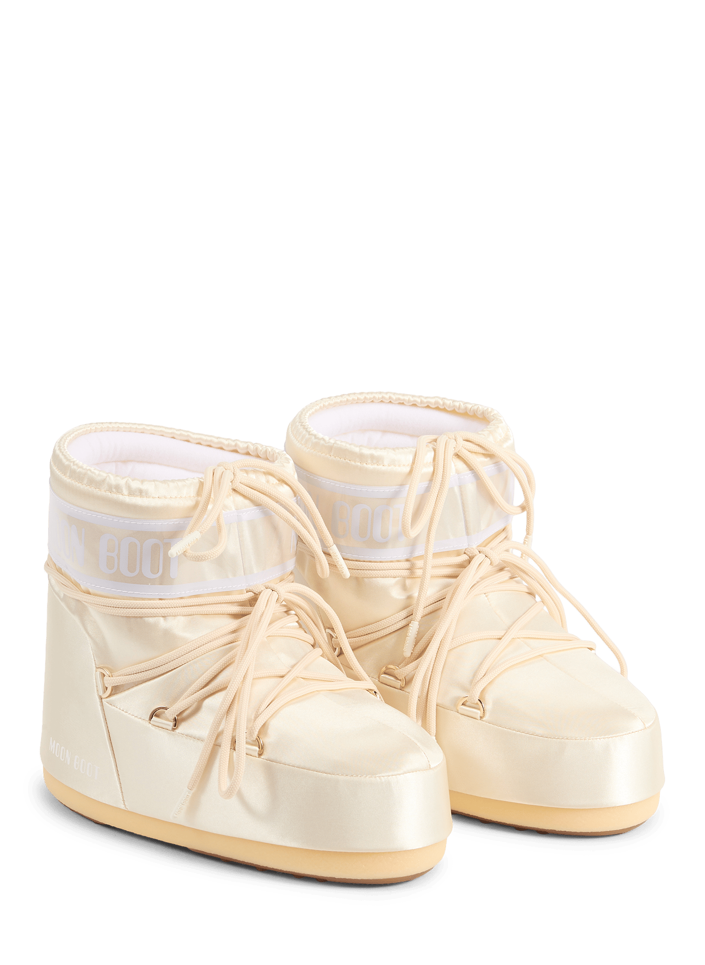 Bottines MB ICON LOW PEARLY en coton mélangé | Jaune MOON BOOT Femme