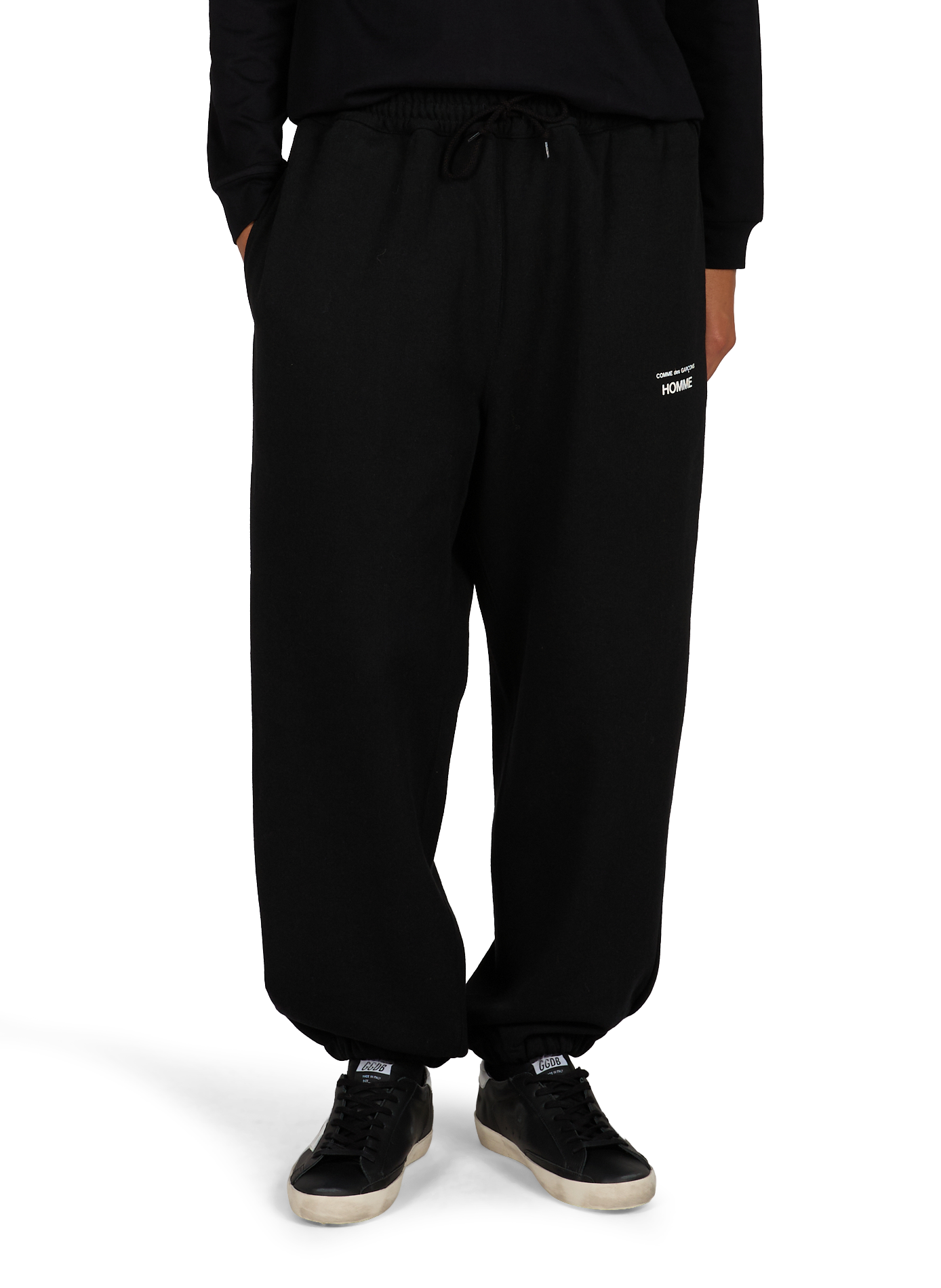 Trainingshose mit Baumwoll-Logo COMME DES GARCONS HOMME