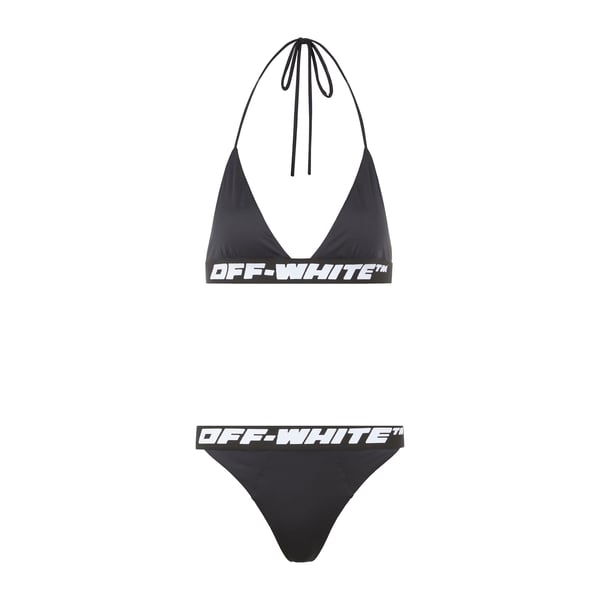 Maillot de bain deux pièces à logo