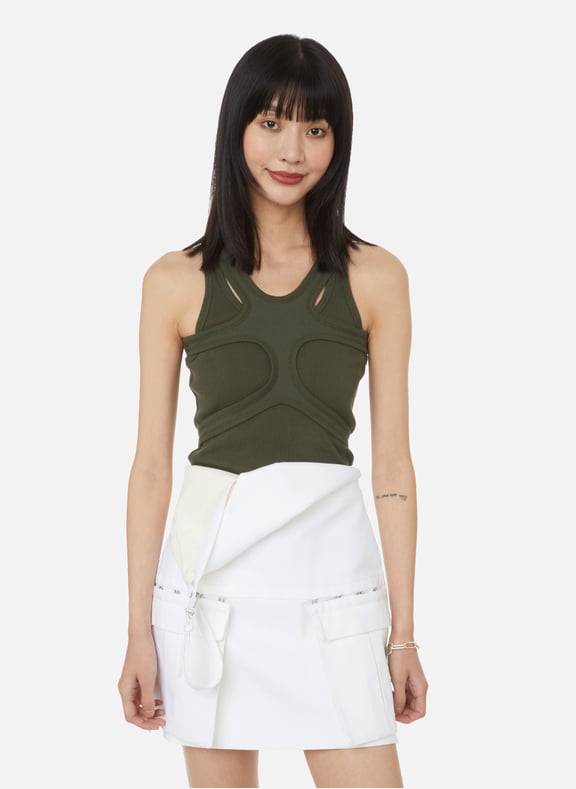Débardeurs avec empiècements Vert by DION LEE DION LEE Débardeurs avec empiècements Vert