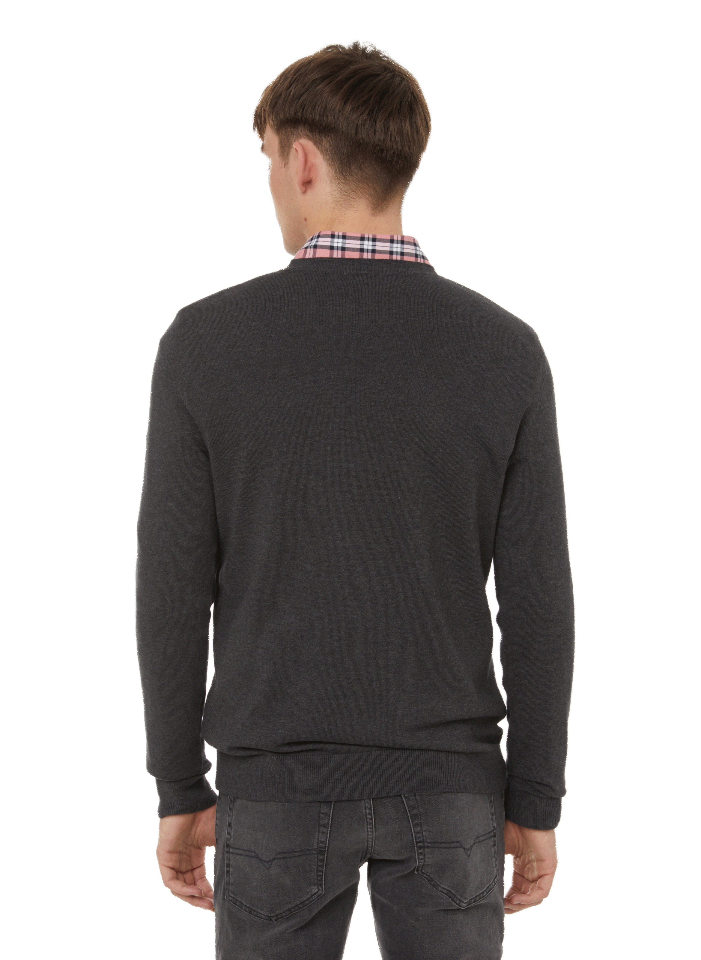 Pima cotton jumper SELECTED Grey