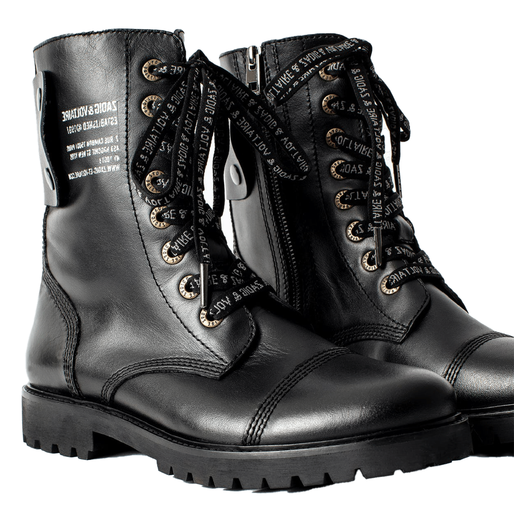 Bottines en cuir joe ZADIG&VOLTAIRE Noir