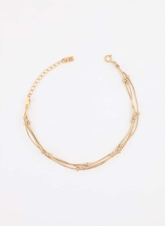 Bracelet pluriel moon argent 925 plaqué or Doré by ANNA SOTTILOTTA ANNA SOTTILOTTA Bracelet pluriel moon argent 925 plaqué or Doré