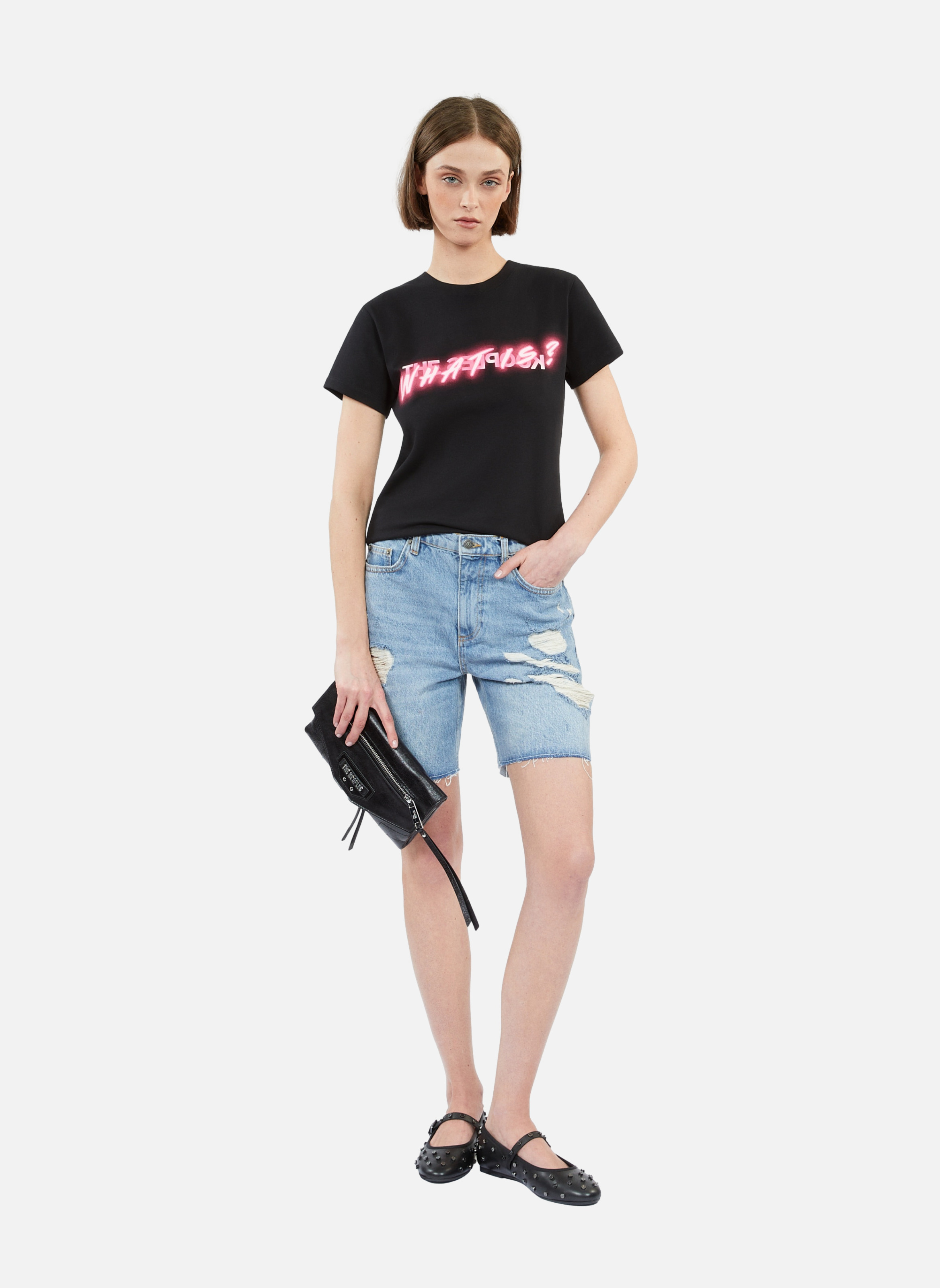 T-shirt en coton What Is THE KOOPLES Noir