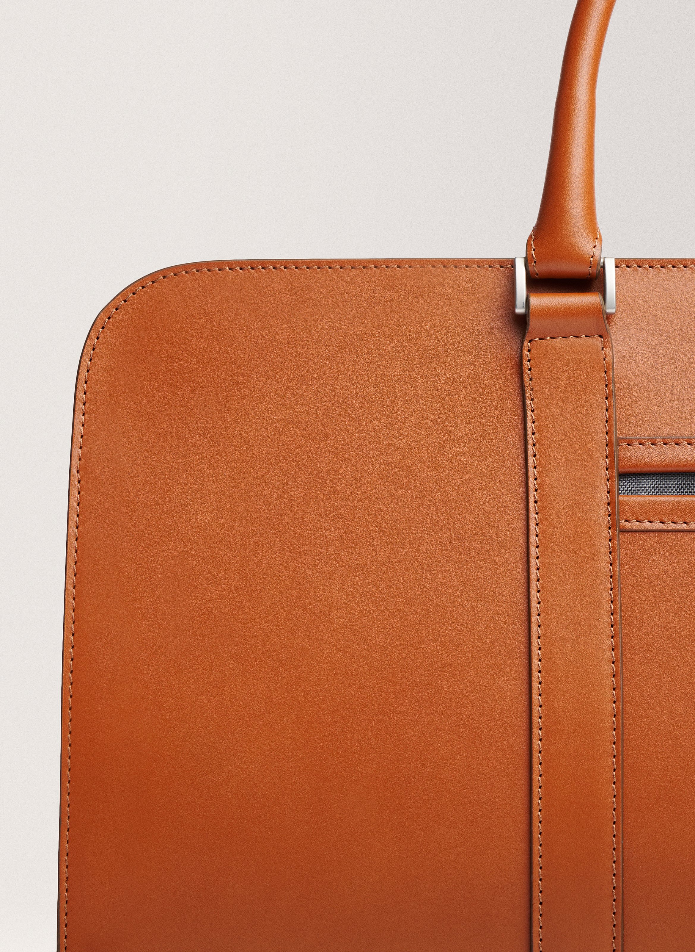 Sac de voyage 'palissy weekend' en cuir vachetta CARL FRIEDRIK Marron