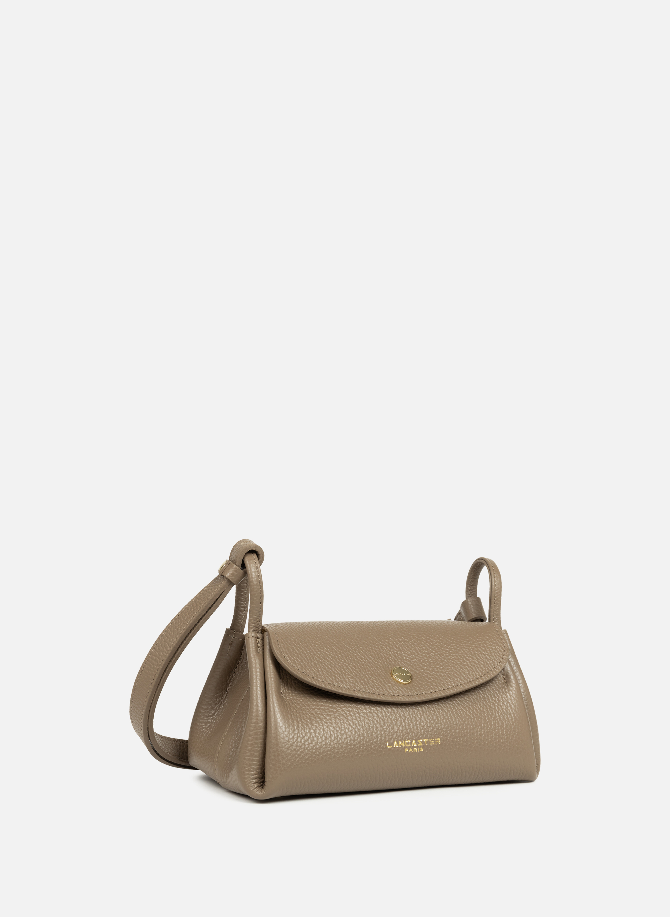 Small crossbody bag - Accordéon Double LANCASTER Brown