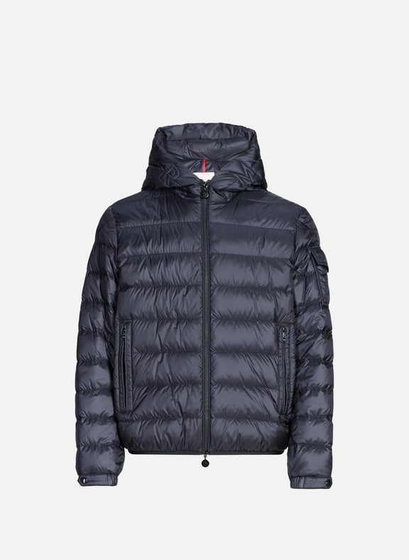 Doudoune courte à capuche Najan Bleu by MONCLER MONCLER Doudoune courte à capuche Najan Bleu